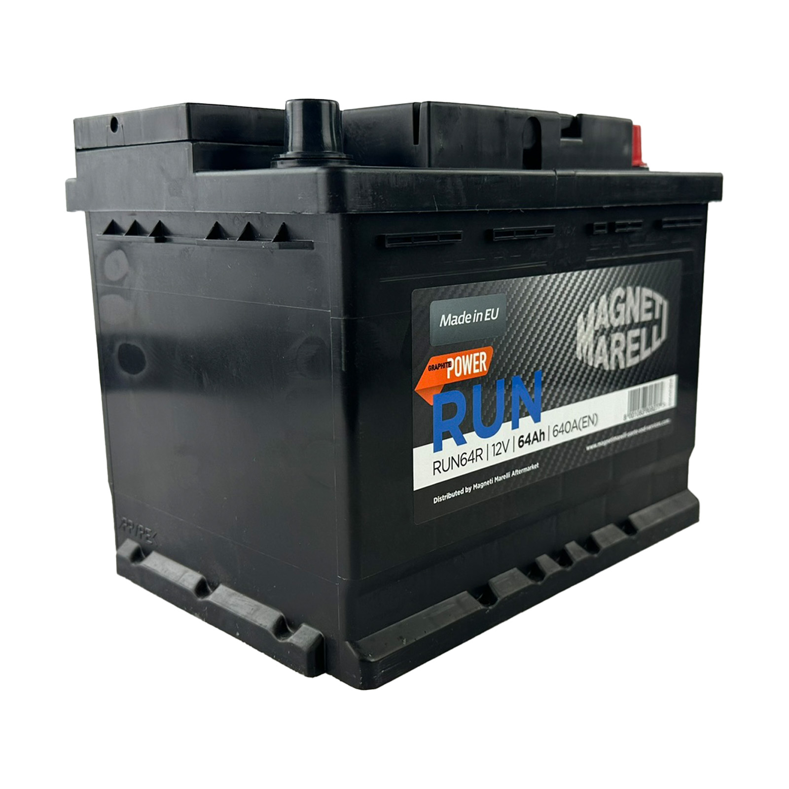 Magneti Marelli Autobatterie Starterbatterie RUN Batterie 12V 64Ah 640A B13