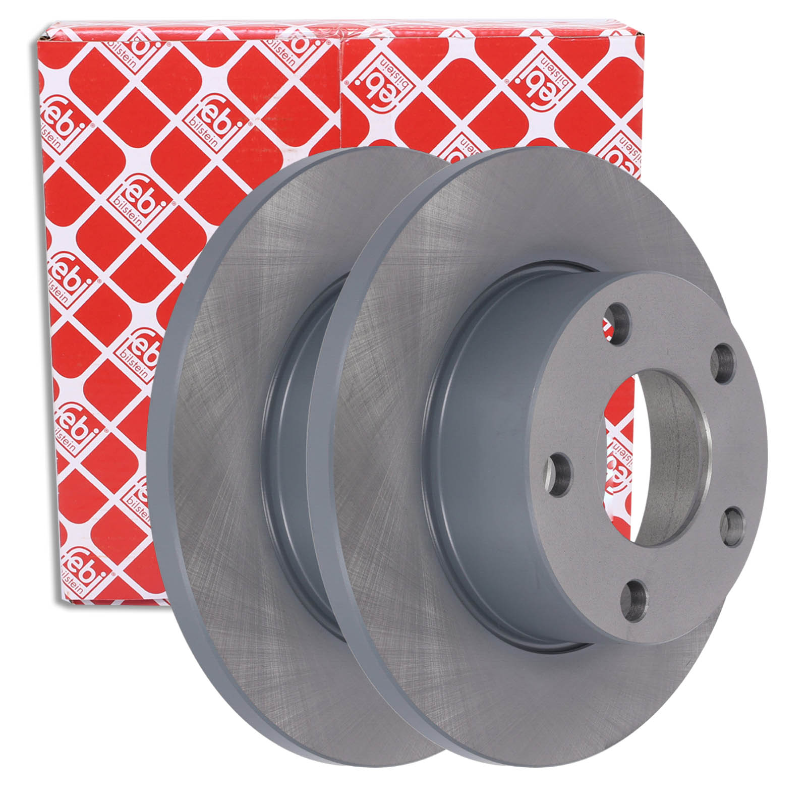 2x FEBI BILSTEIN Bremsscheibe 09077