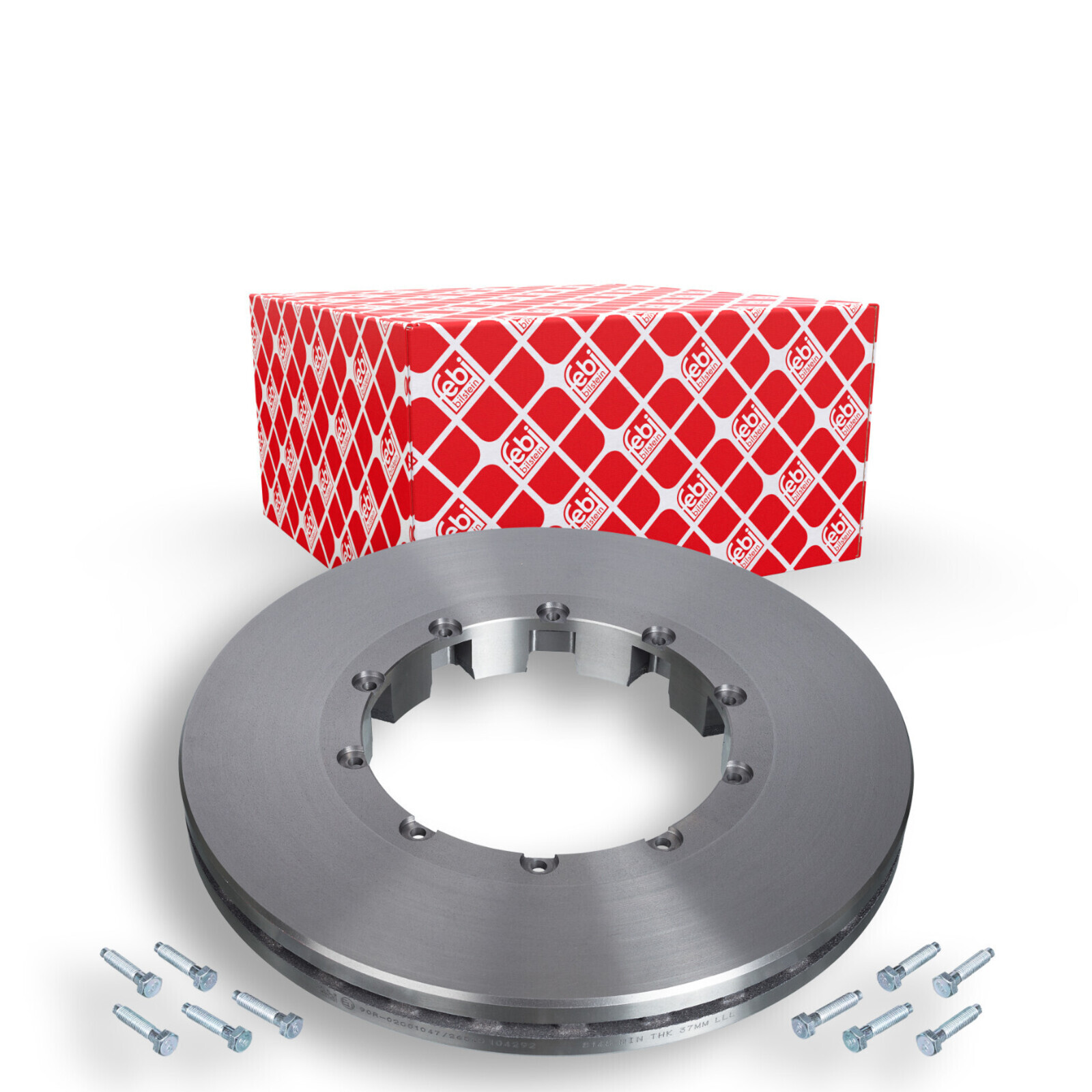 2x FEBI BILSTEIN Bremsscheibe 104292