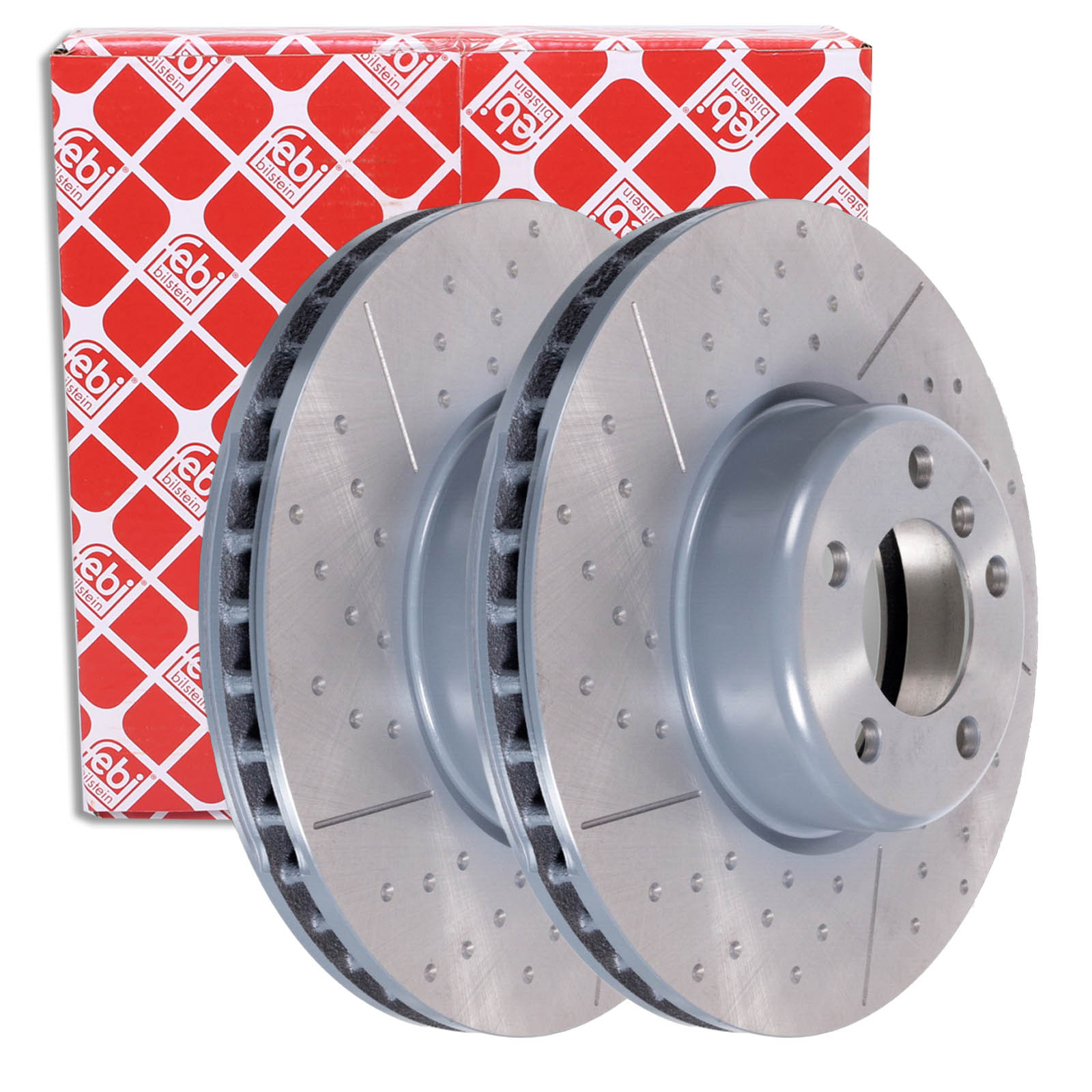 2x FEBI BILSTEIN Brake Disc