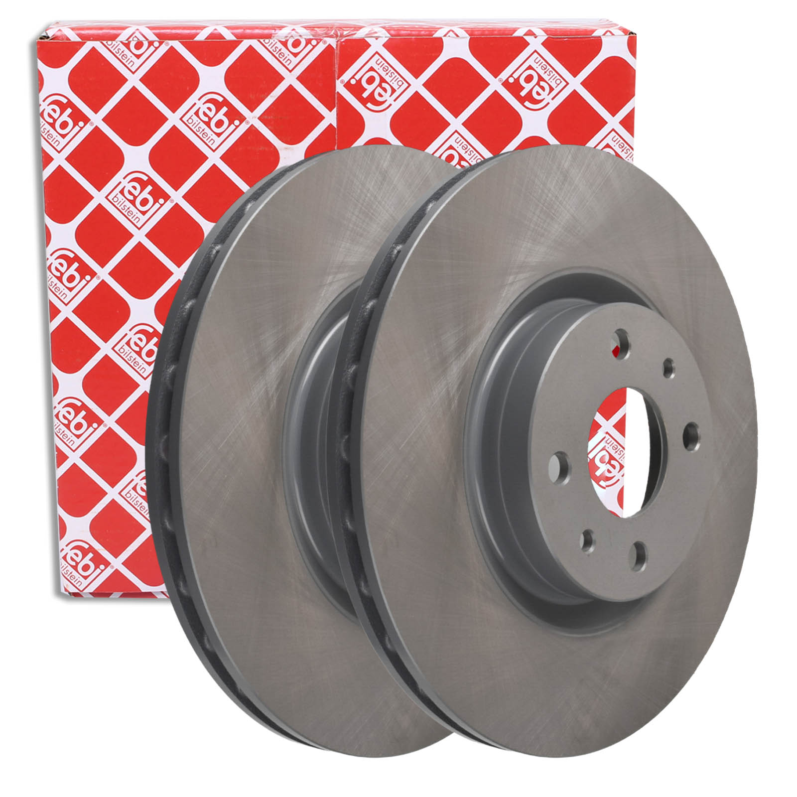 2x FEBI BILSTEIN Bremsscheibe 18546