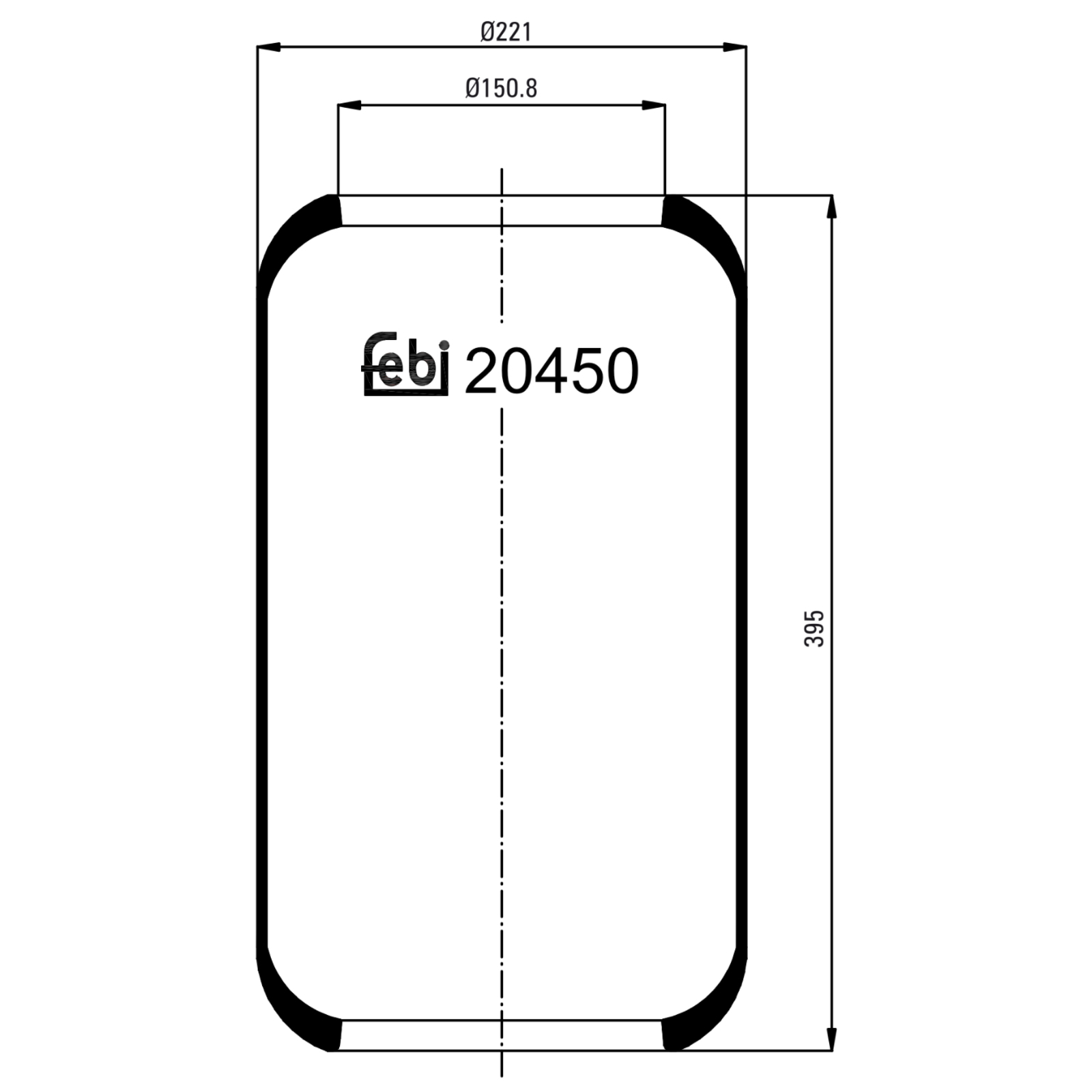 FEBI BILSTEIN Bellow, air suspension