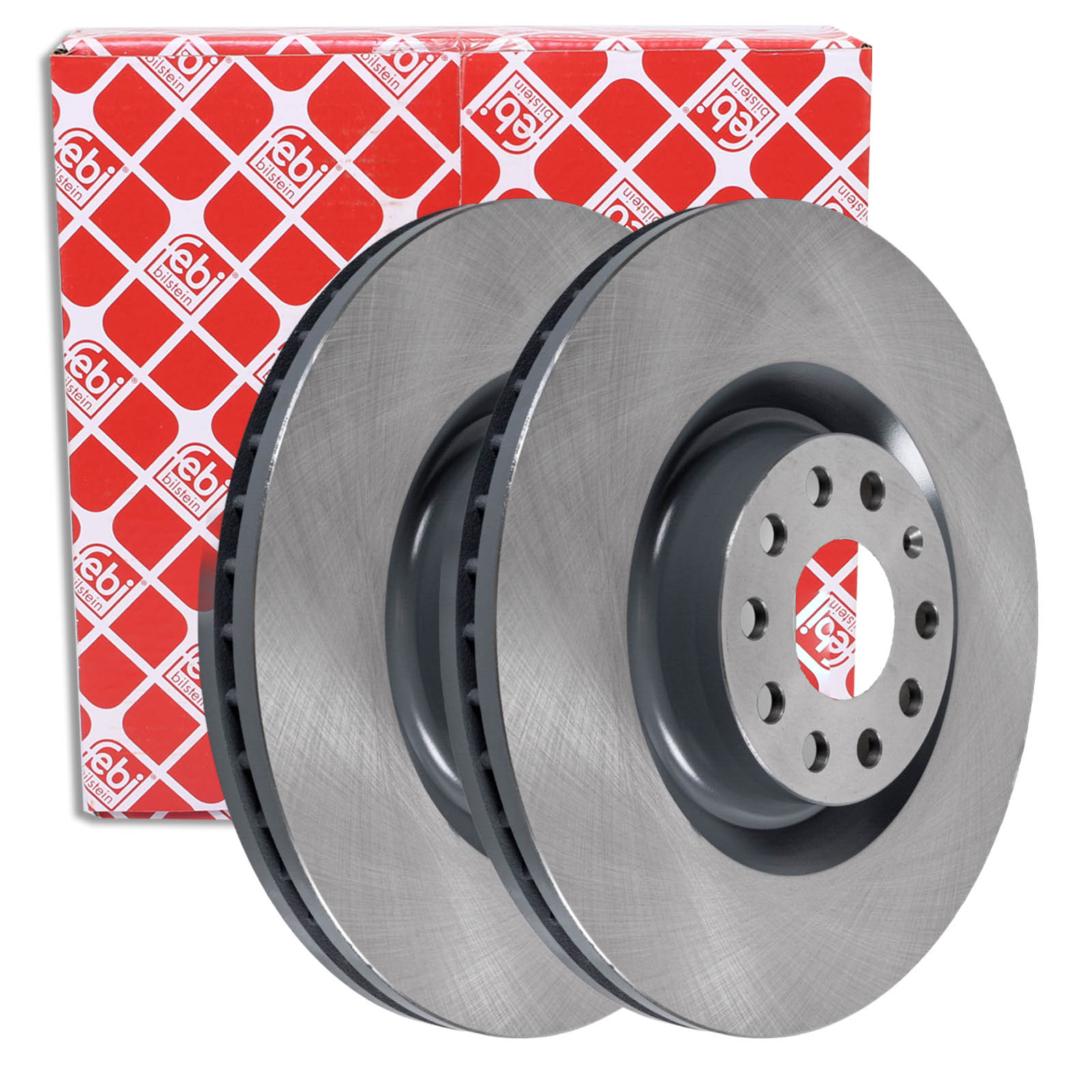 2x FEBI BILSTEIN Bremsscheibe 34254