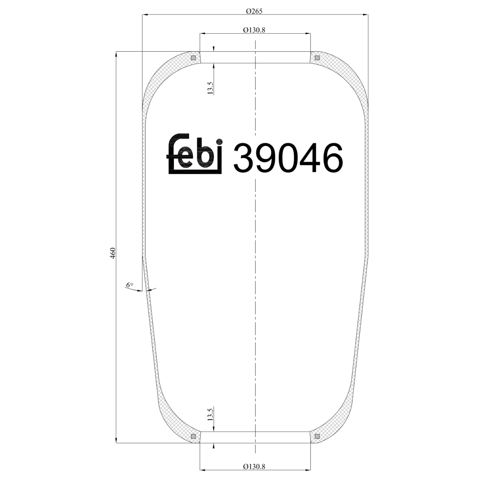 FEBI BILSTEIN Federbalg, Luftfederung