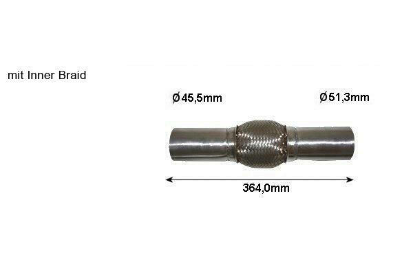 LRT Flex Hose, exhaust system