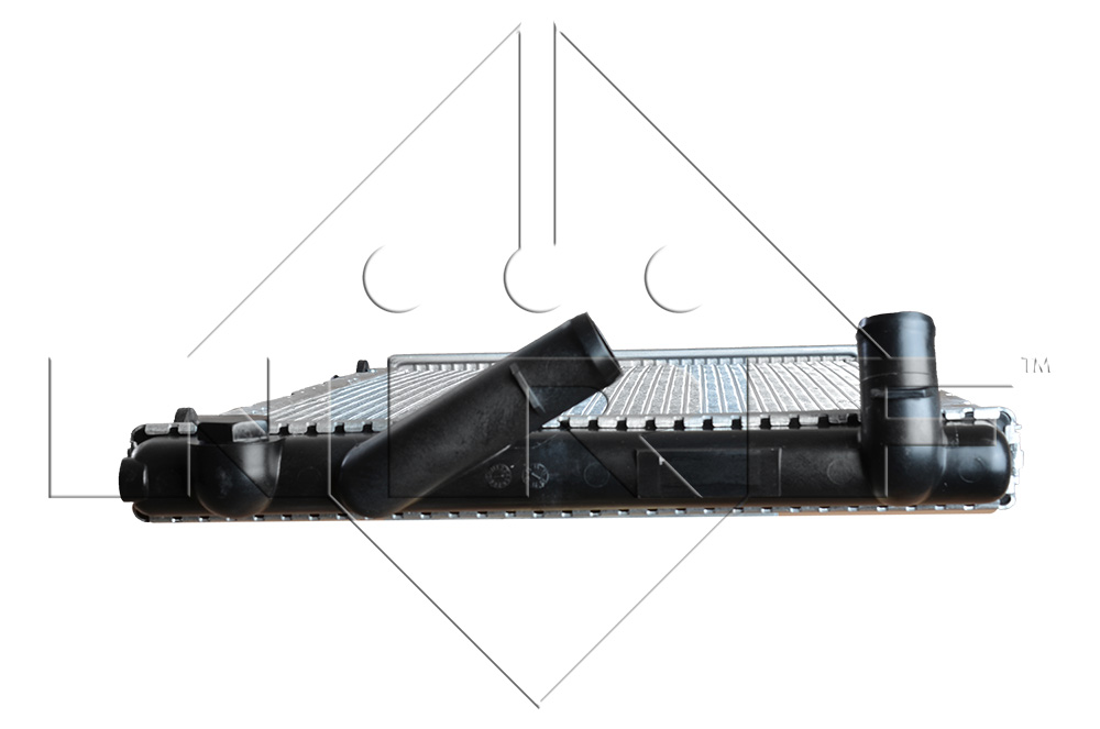 NRF Radiator, engine cooling EASY FIT