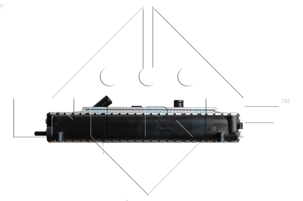 NRF Radiator, engine cooling EASY FIT