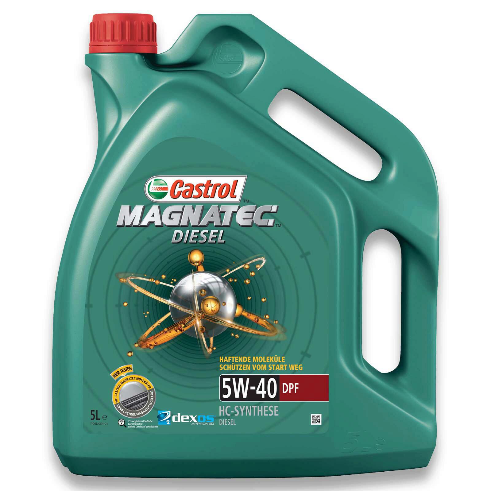 CASTROL Motoröl Magnatec Diesel DPF 5W-40 5L