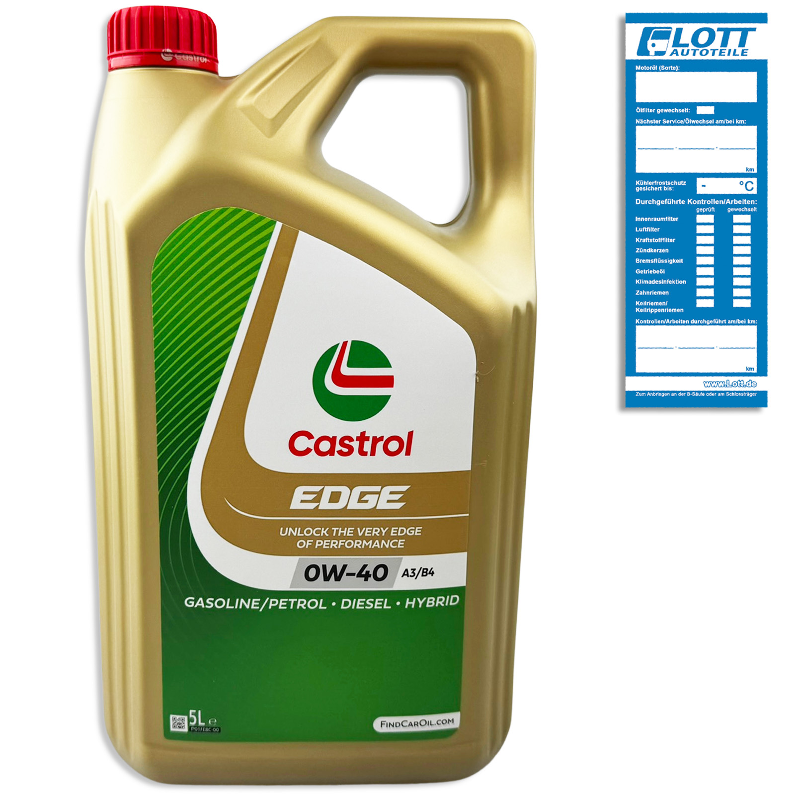 5L Castrol Edge Titanium FST 0W-40