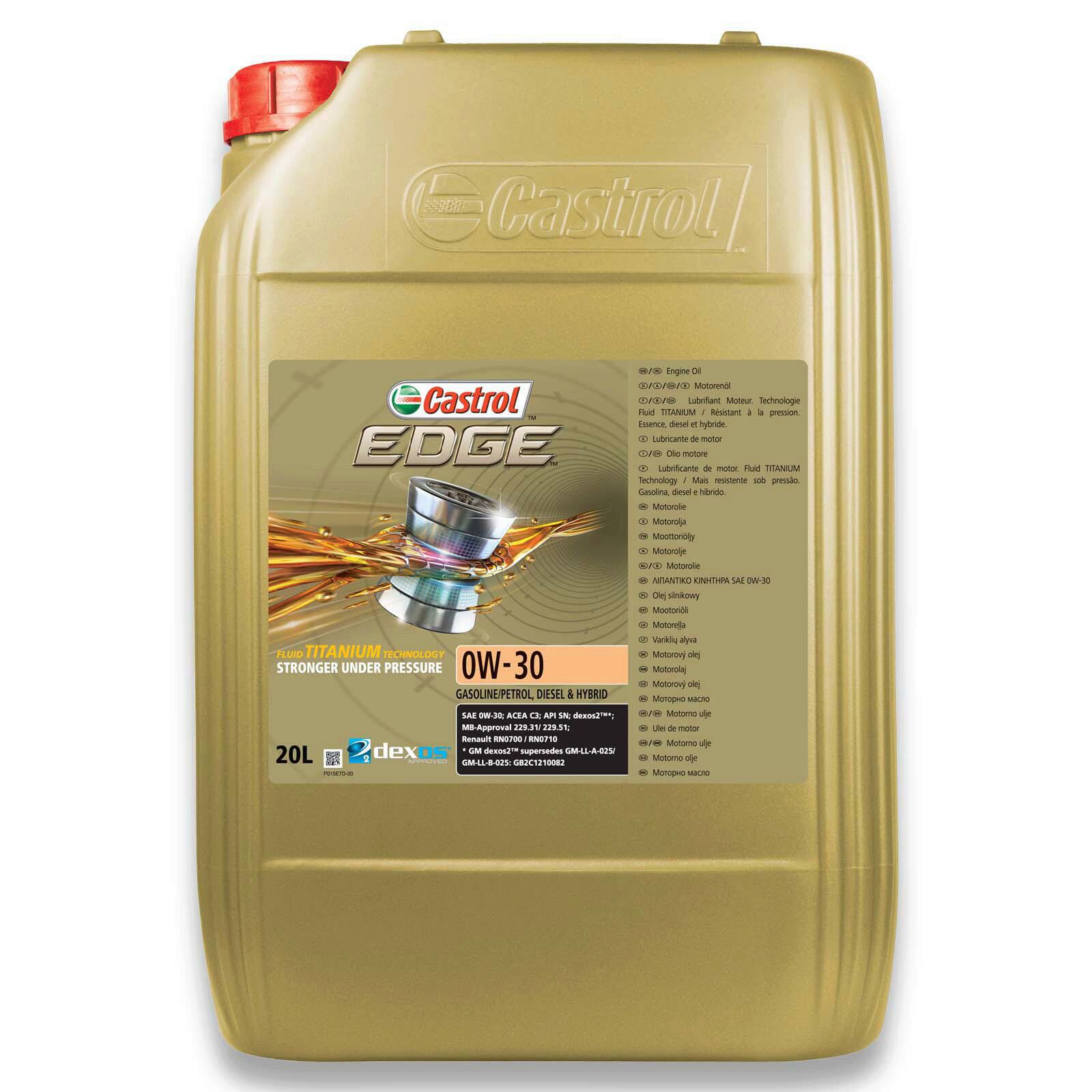 CASTROL Motoröl EDGE Titanium FST 20L