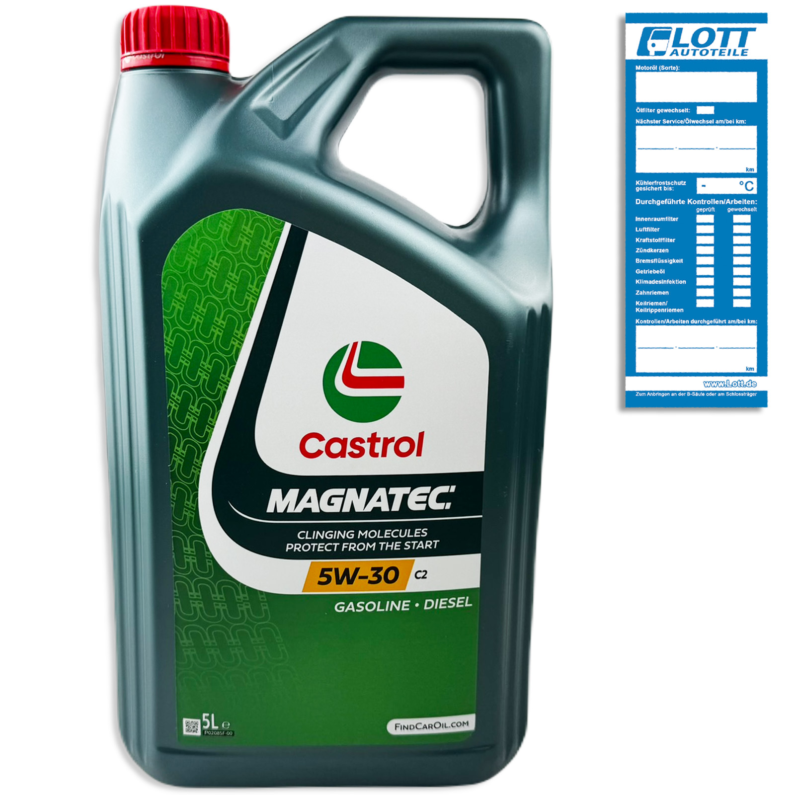 8L Castrol Motoröl Magnatec Stop-Start C2 5W-30 ACEA C2 PSA B71 2290 Motorenöl