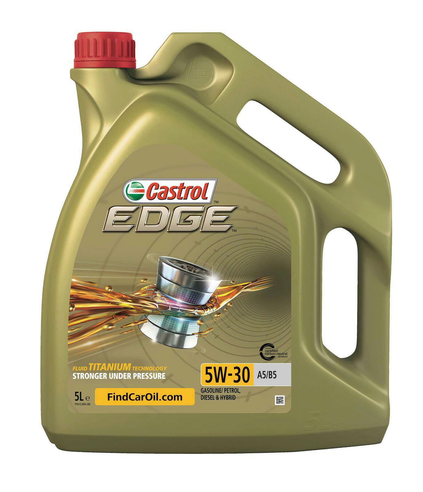 5L Castrol Edge Titanium 5W-30 A5/B5 Motoröl