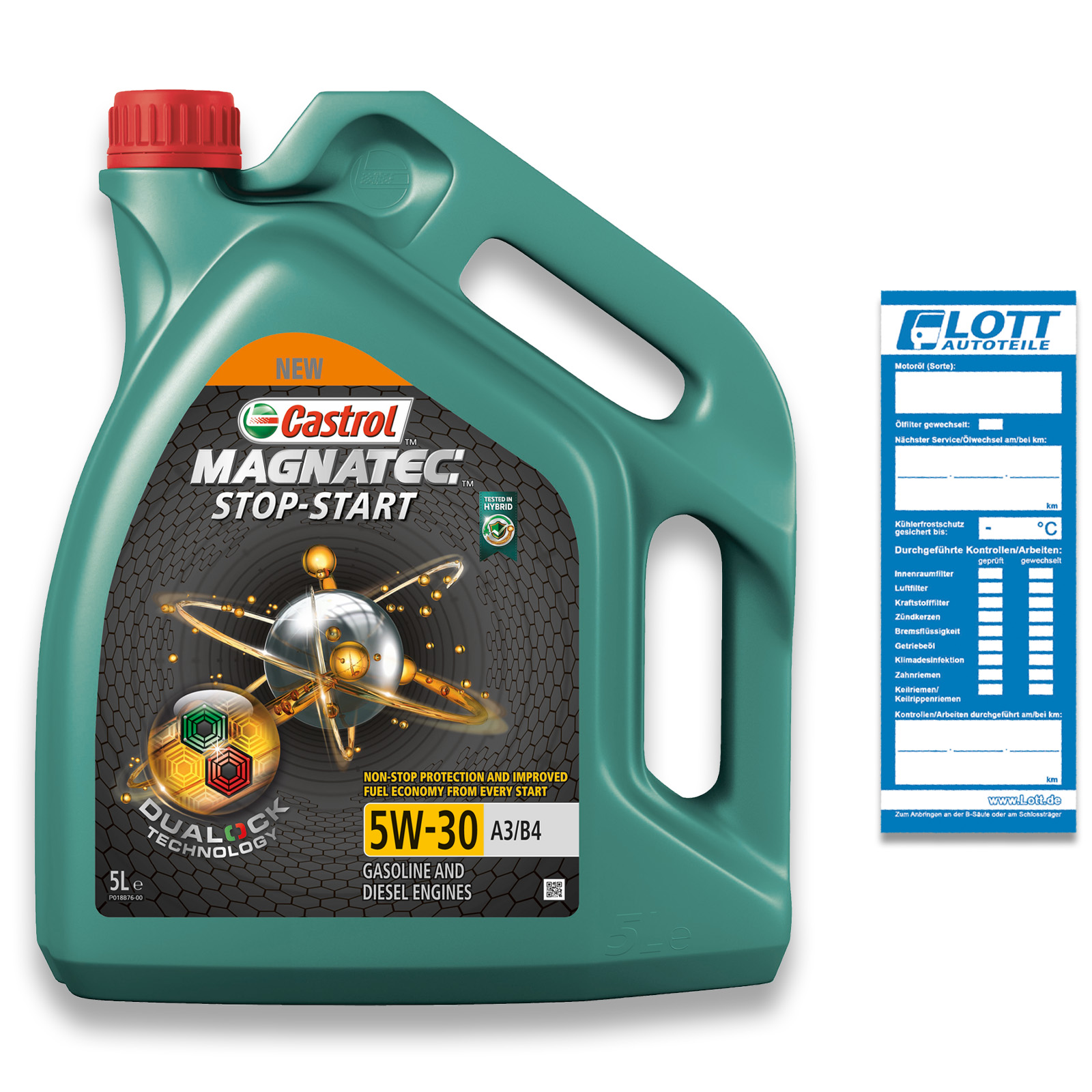 5L CASTROL Motoröl Magnatec Stop-Start 5W-30 A3/B4