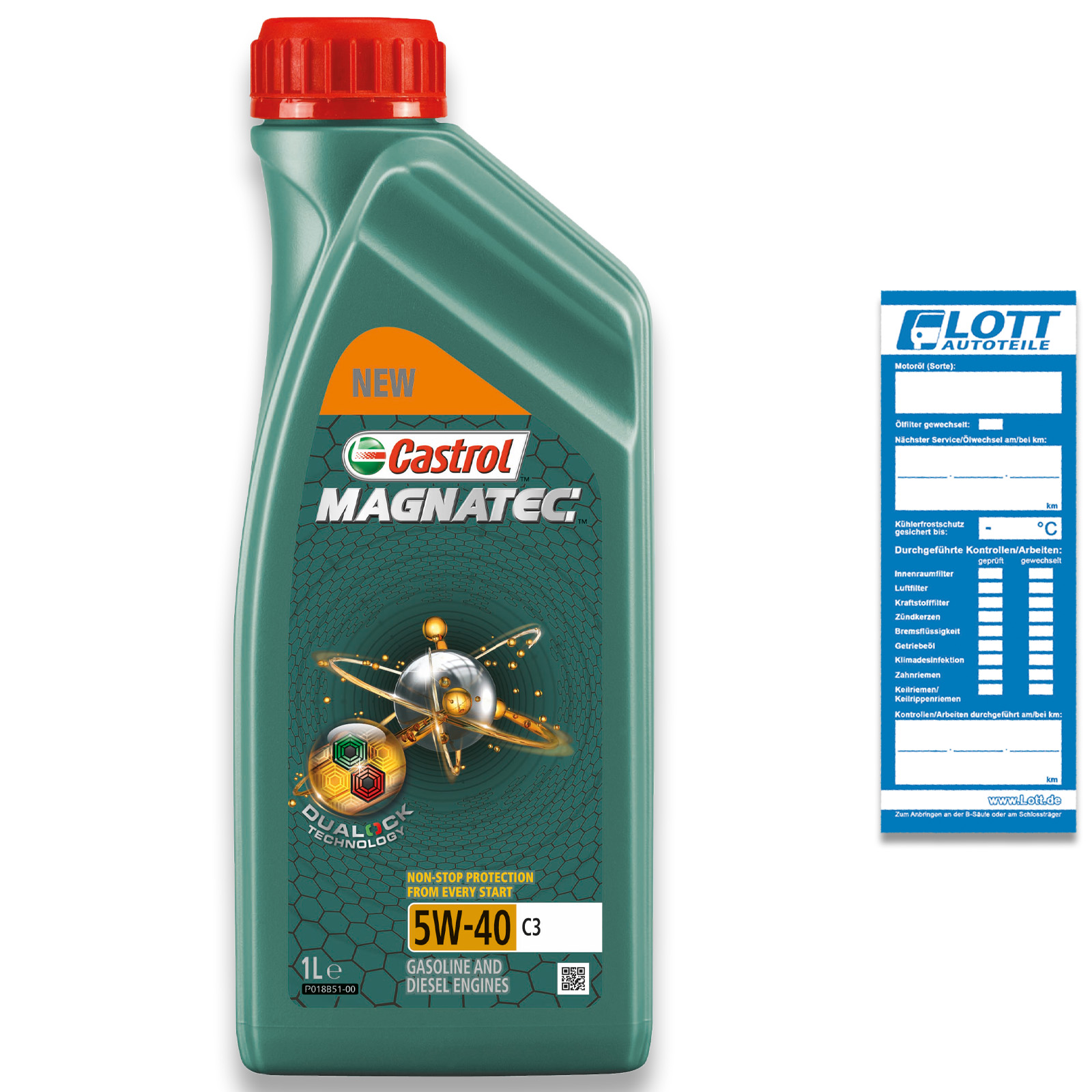 1L Castrol Magnatec Motoröl 5W40 ACEA C3 BMW LL04 MB 229