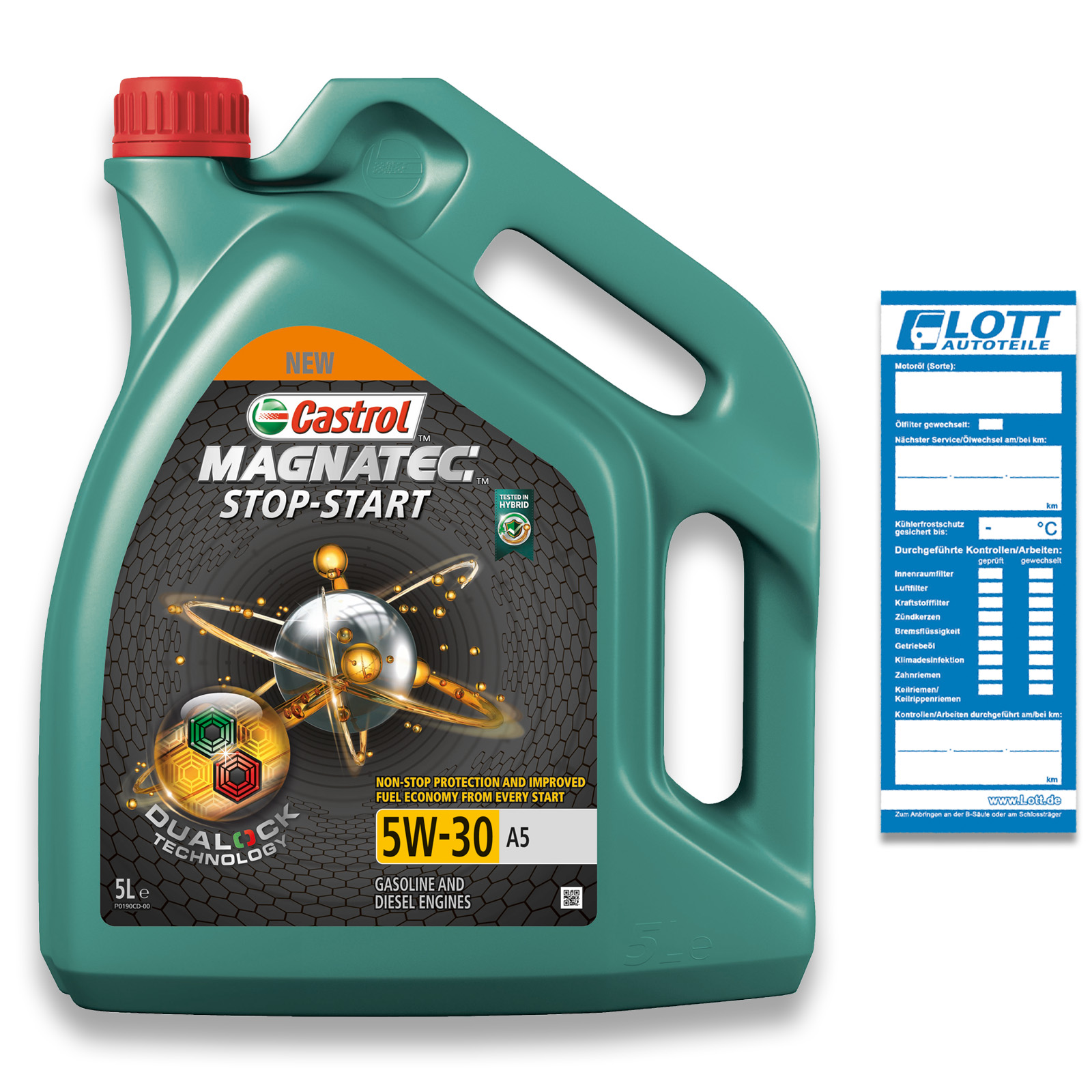 5L Castrol Magnatec 5W-30 A5 Motoröl