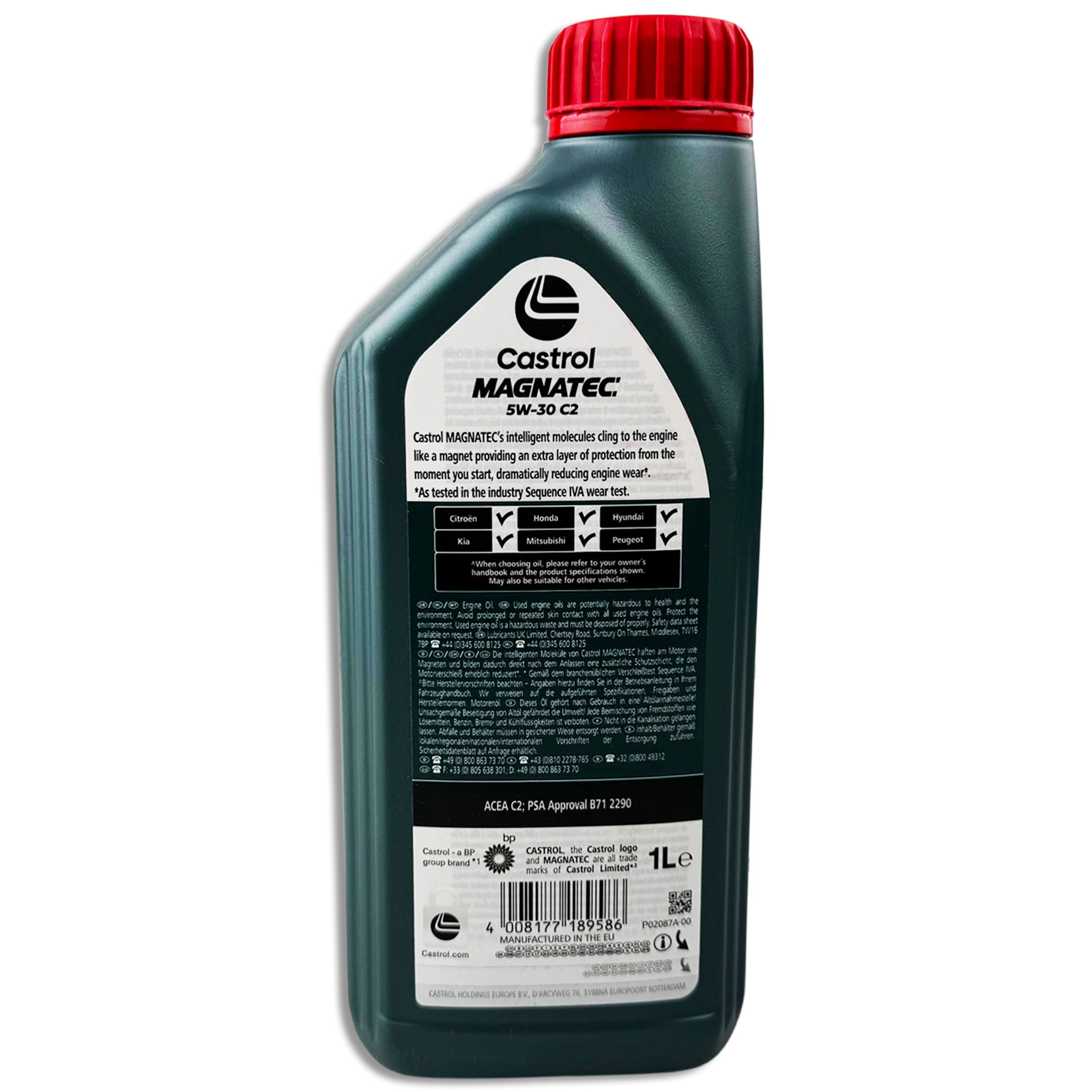 8L Castrol Motoröl Magnatec Stop-Start C2 5W-30 ACEA C2 PSA B71 2290 Motorenöl