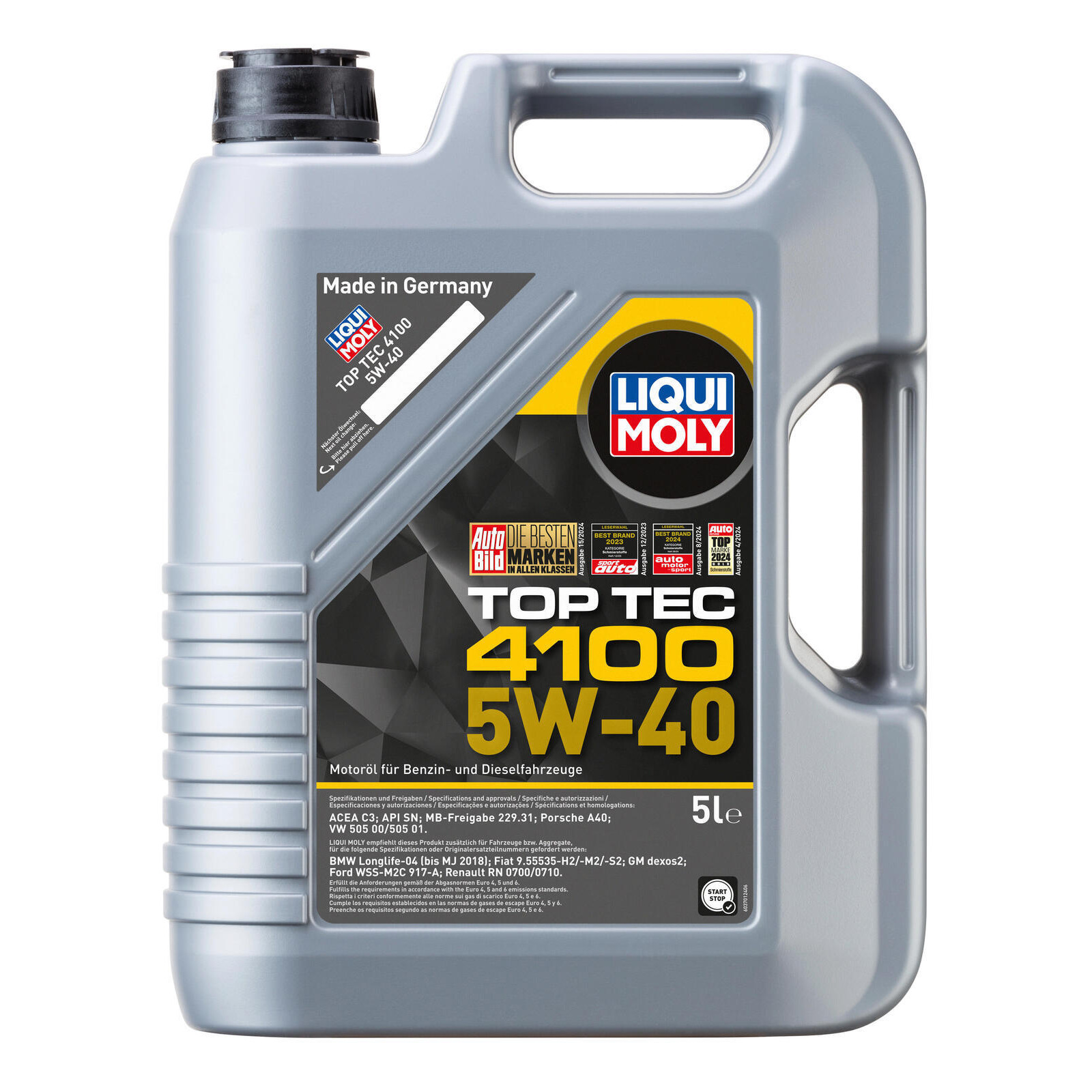 LIQUI MOLY Engine Oil Top Tec 4100 5W-40