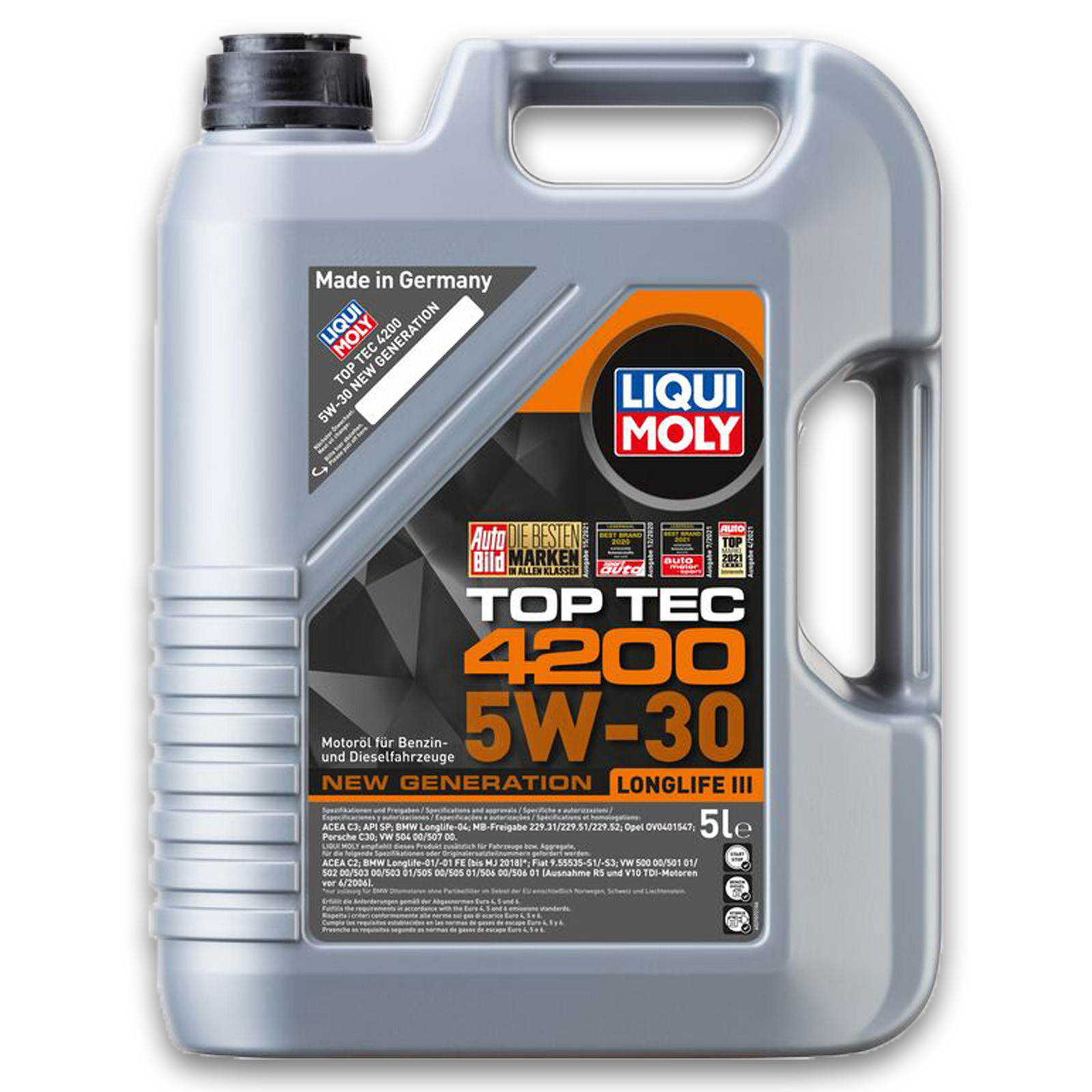 Liqui Moly Leichtlaufmotorenöl Top Tec 4200 5W-30 5L