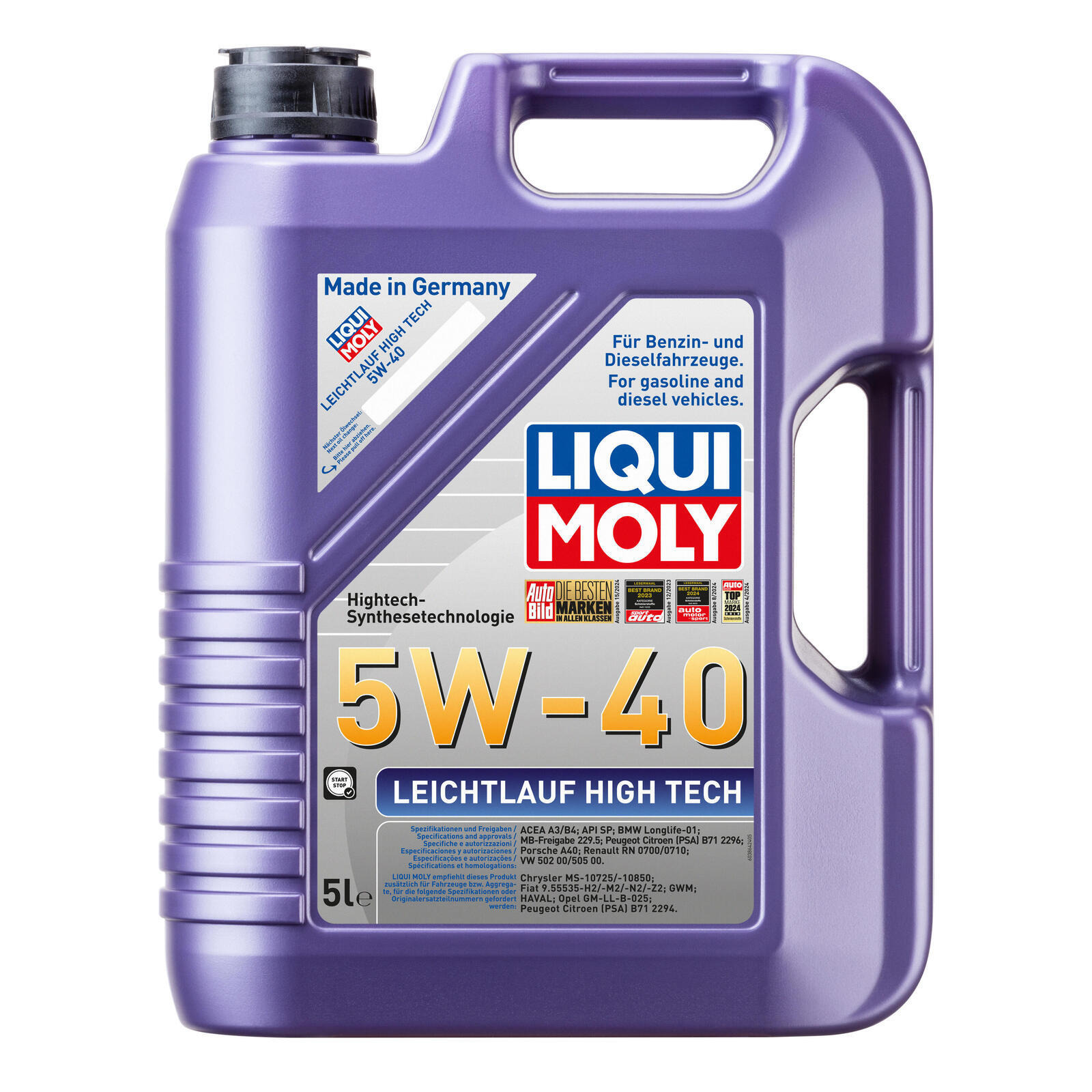 Liqui Moly Leichtlaufmotorenöl High Tech 5W-40 5L