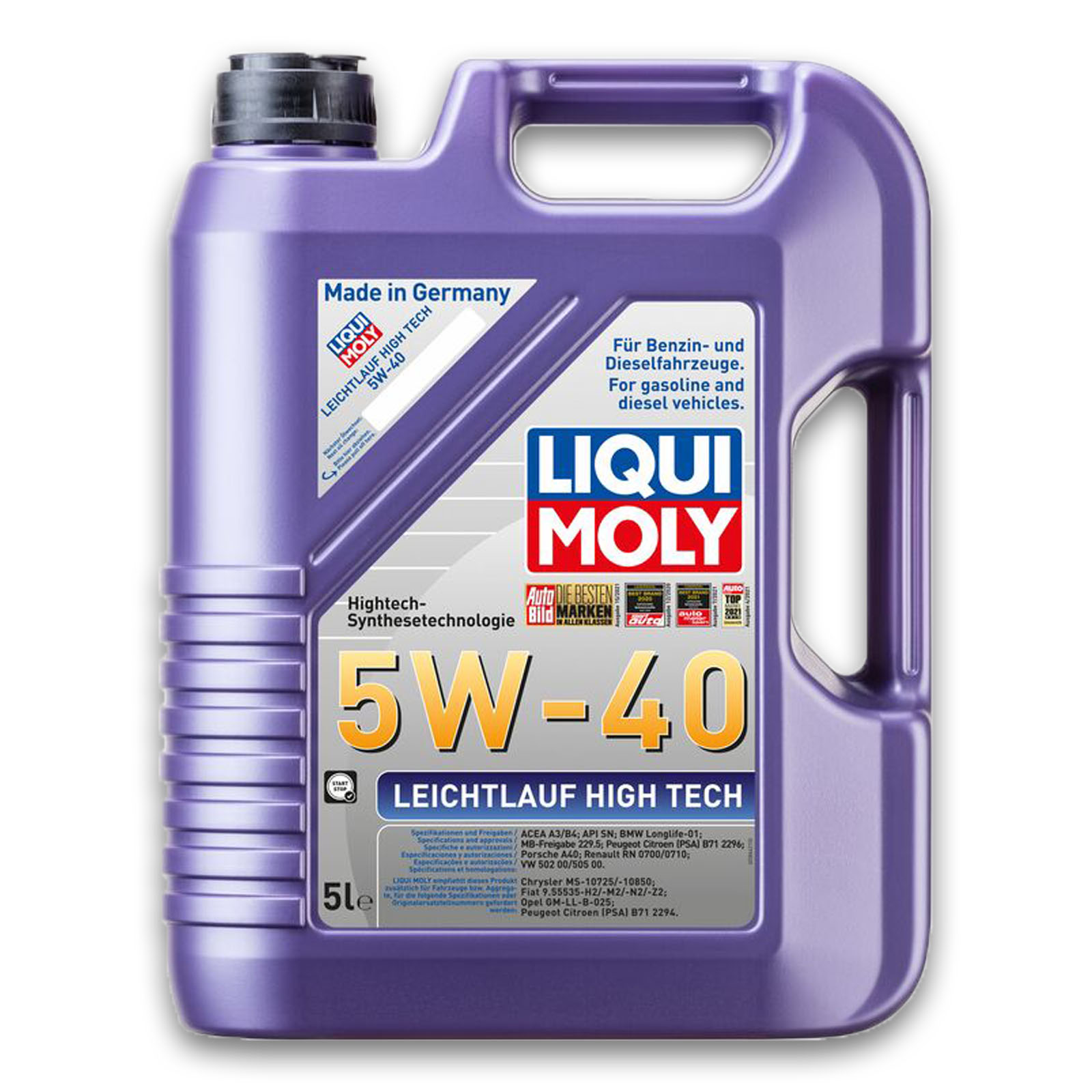 Liqui Moly Leichtlaufmotorenöl High Tech 5W-40 5L