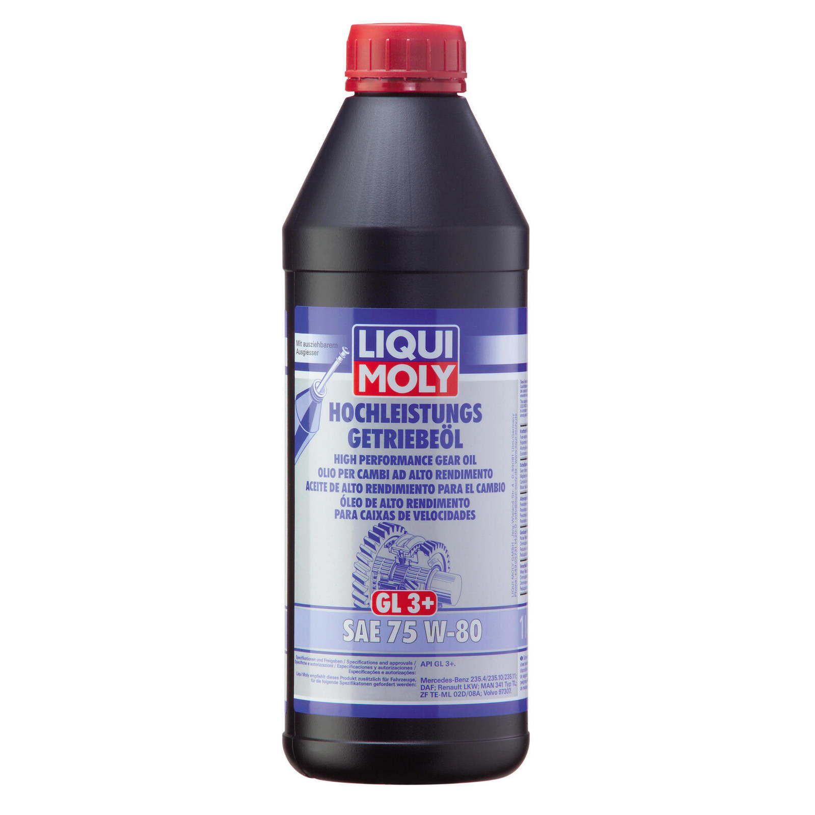 Liqui Moly Hochleistungs-Getriebeöl SAE 75W-80 1L