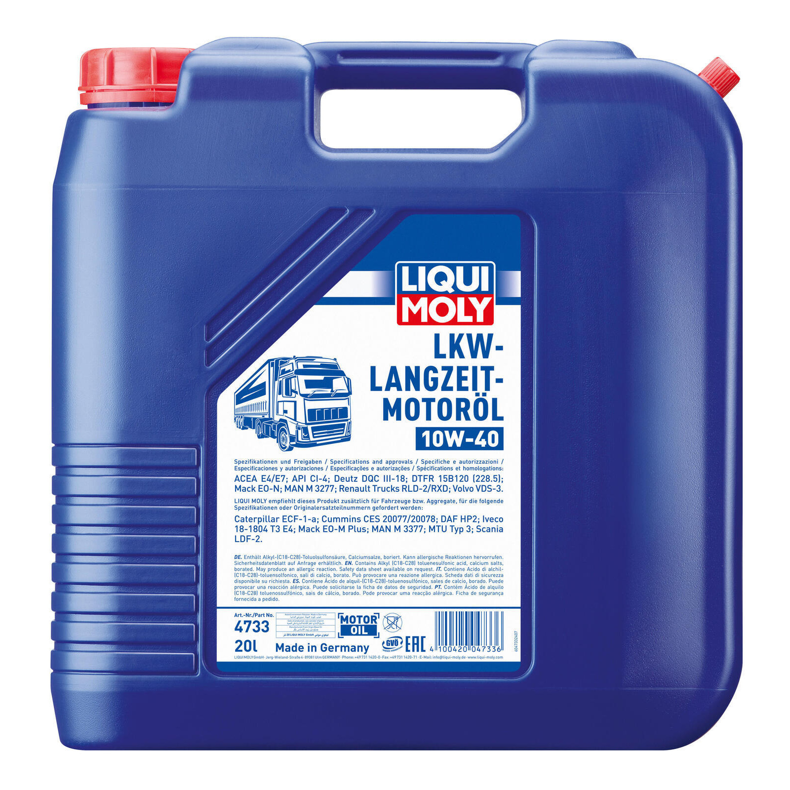 LIQUI MOLY Engine Oil LKW-Langzeit-Motoröl 10W-40