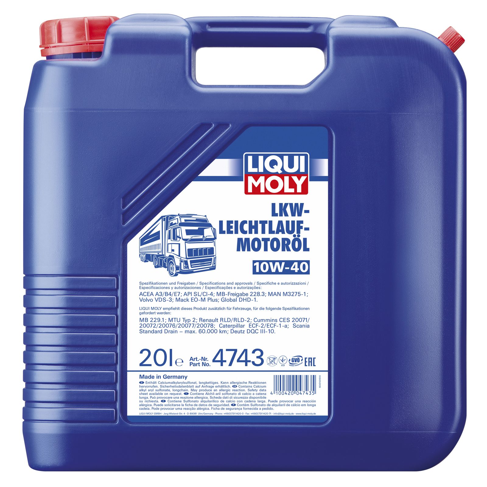 LIQUI MOLY Motoröl LKW-Leichtlauf-Motoröl 10W-40