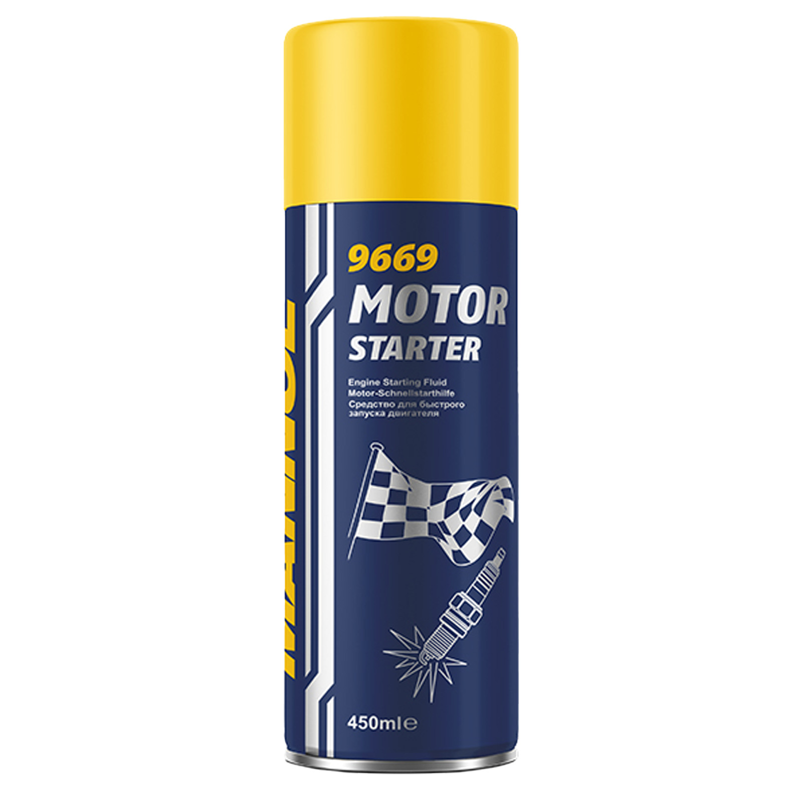 4x 450ml Mannol Startpilot Starthilfe Motor Motorstarter Kaltstart Spray 9669