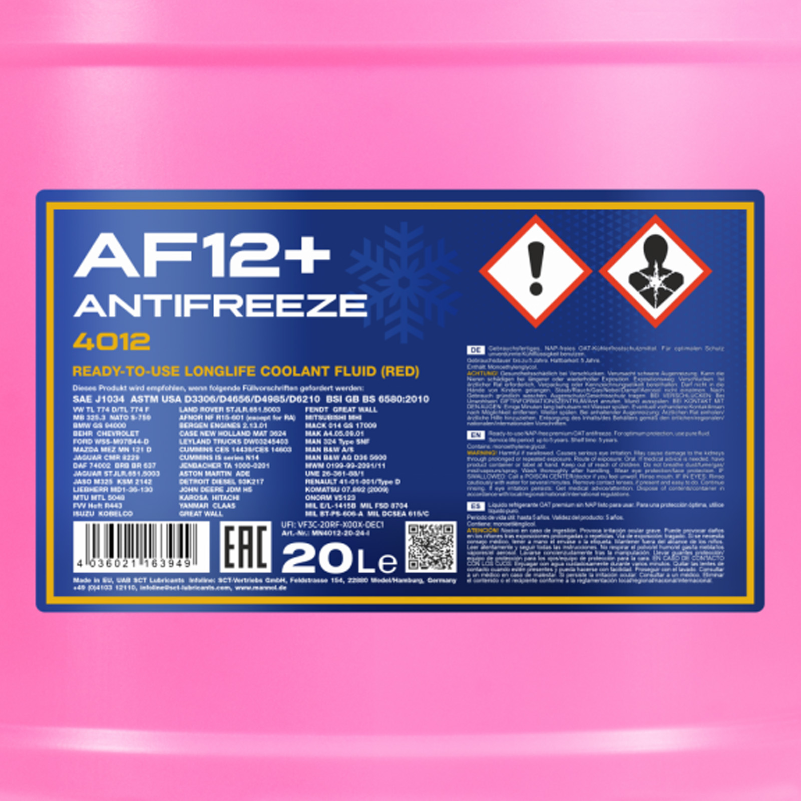Mannol Frostschutz AF12+ 20L