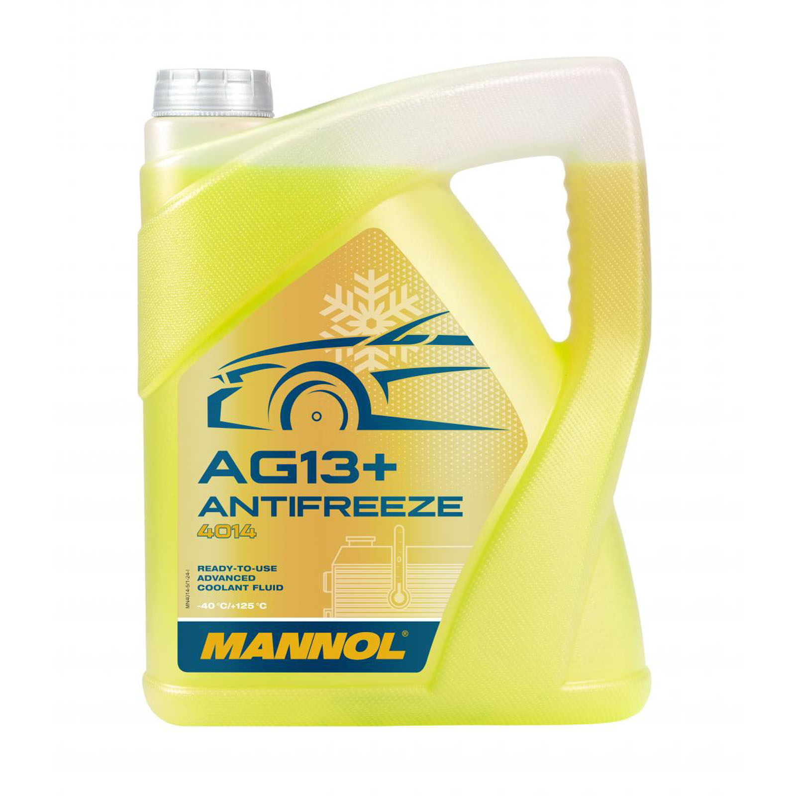 Mannol Antifreeze Kühlmittel Kühlerfrostschutz gelb AG13+ bis -40&d...