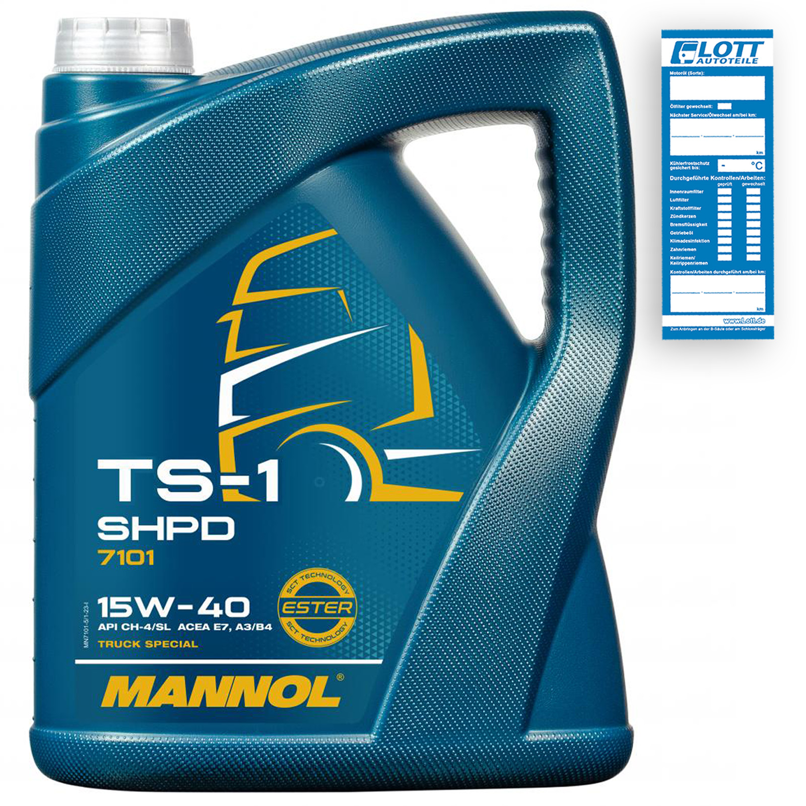 5L Mannol TS-1 SHPD Motorenöl 15W-40