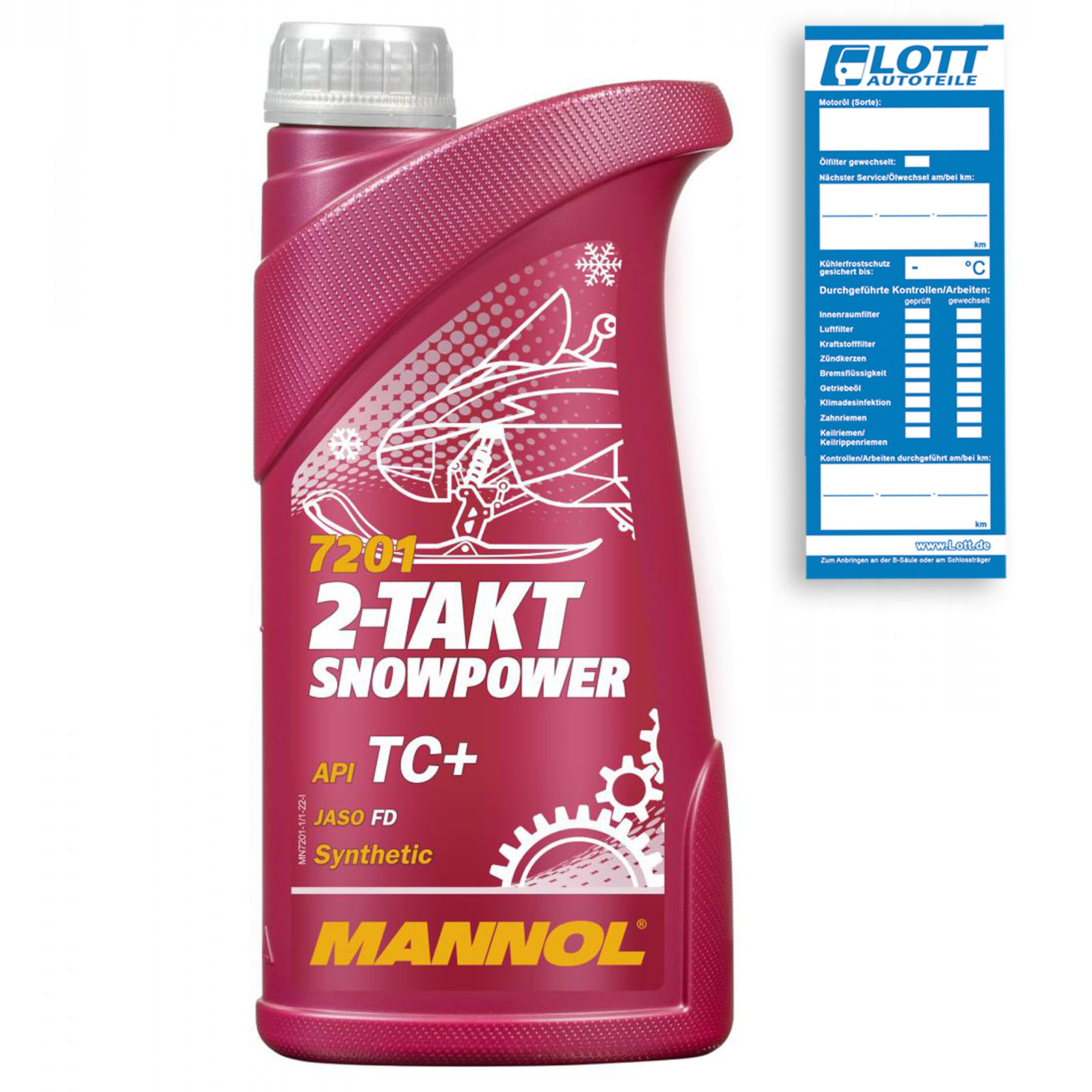 1L Mannol 2-Takt Snowpower Motoröl