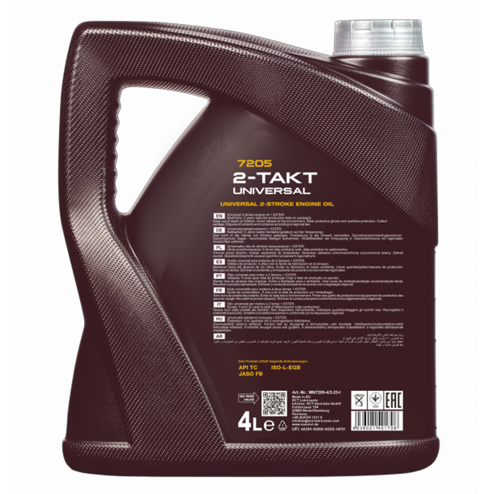 2x 4L Mannol 2-Takt Universalöl Motoröl Roller Motorrad ÖL / A...