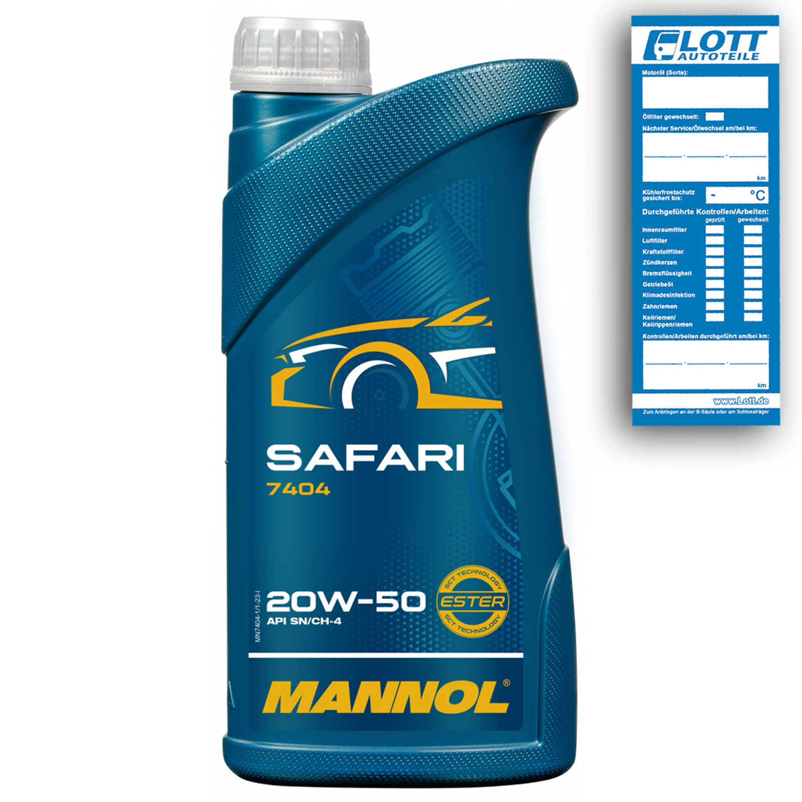 1L Mannol Safari 20W-50 Motorenöl