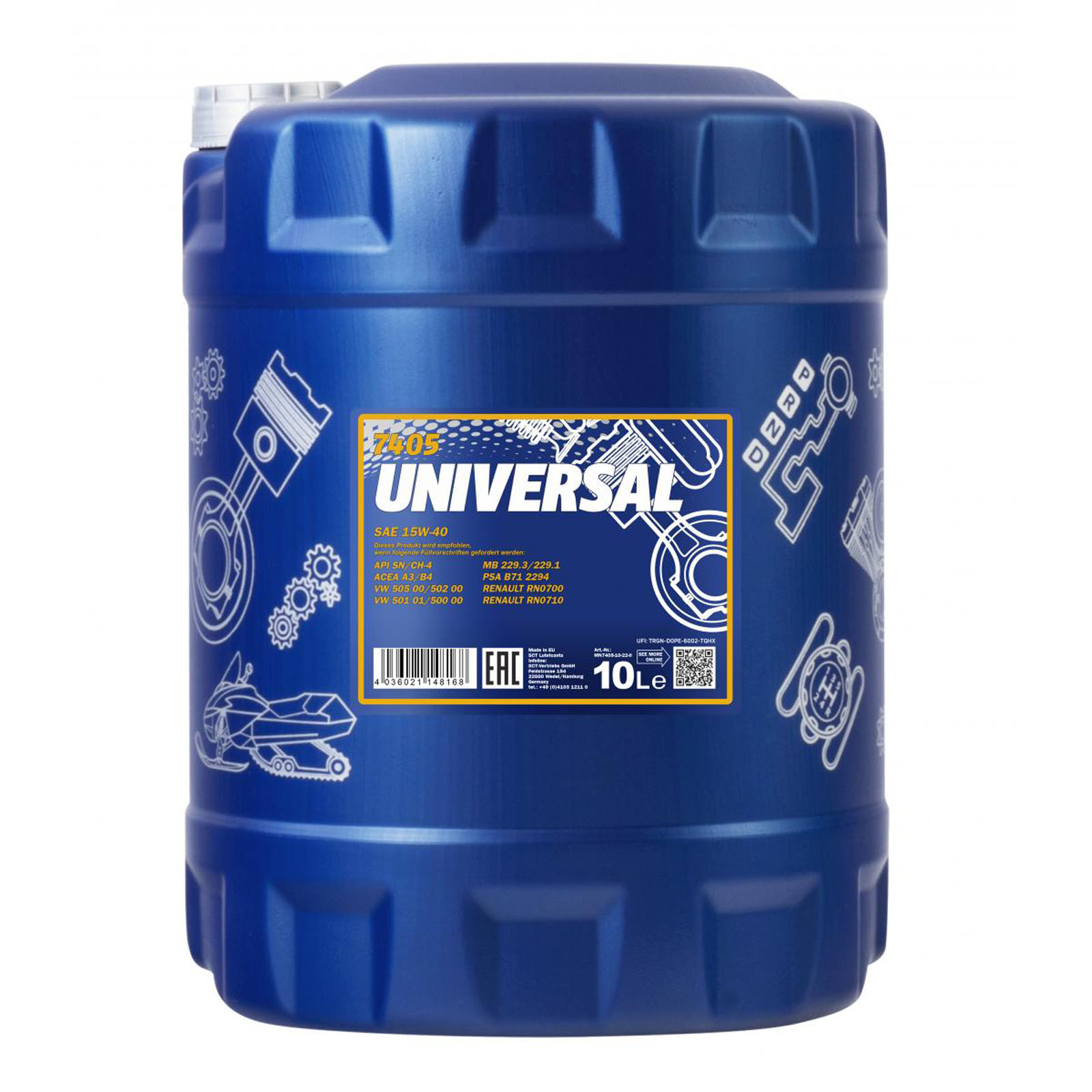 Mannol Universal 15W-40 10L