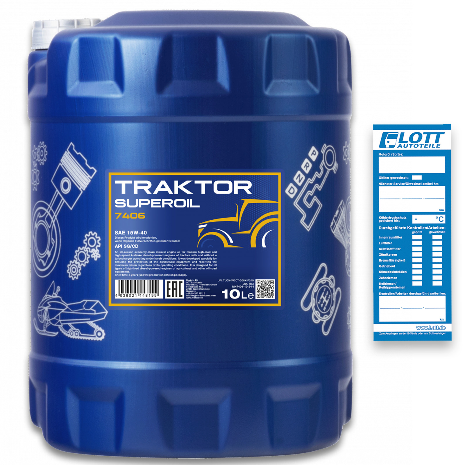 Mannol Traktor Superoil 15W-40 10L