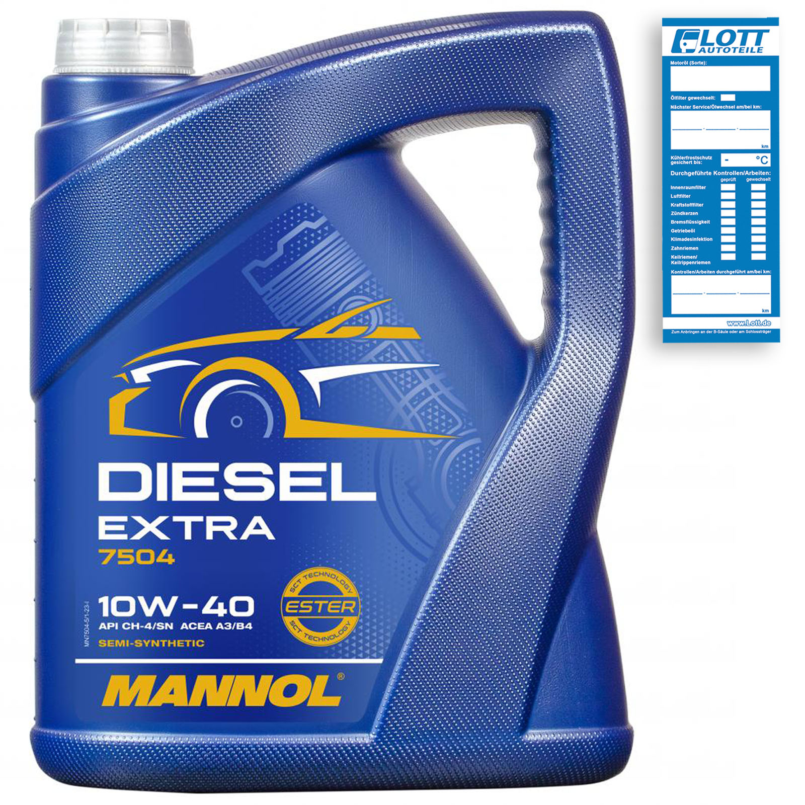 5L Mannol Diesel Extra Motoröl 10W-40