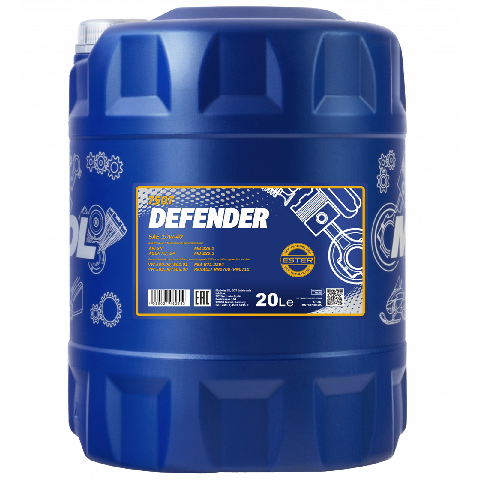 Mannol Defender 10W-40 20L