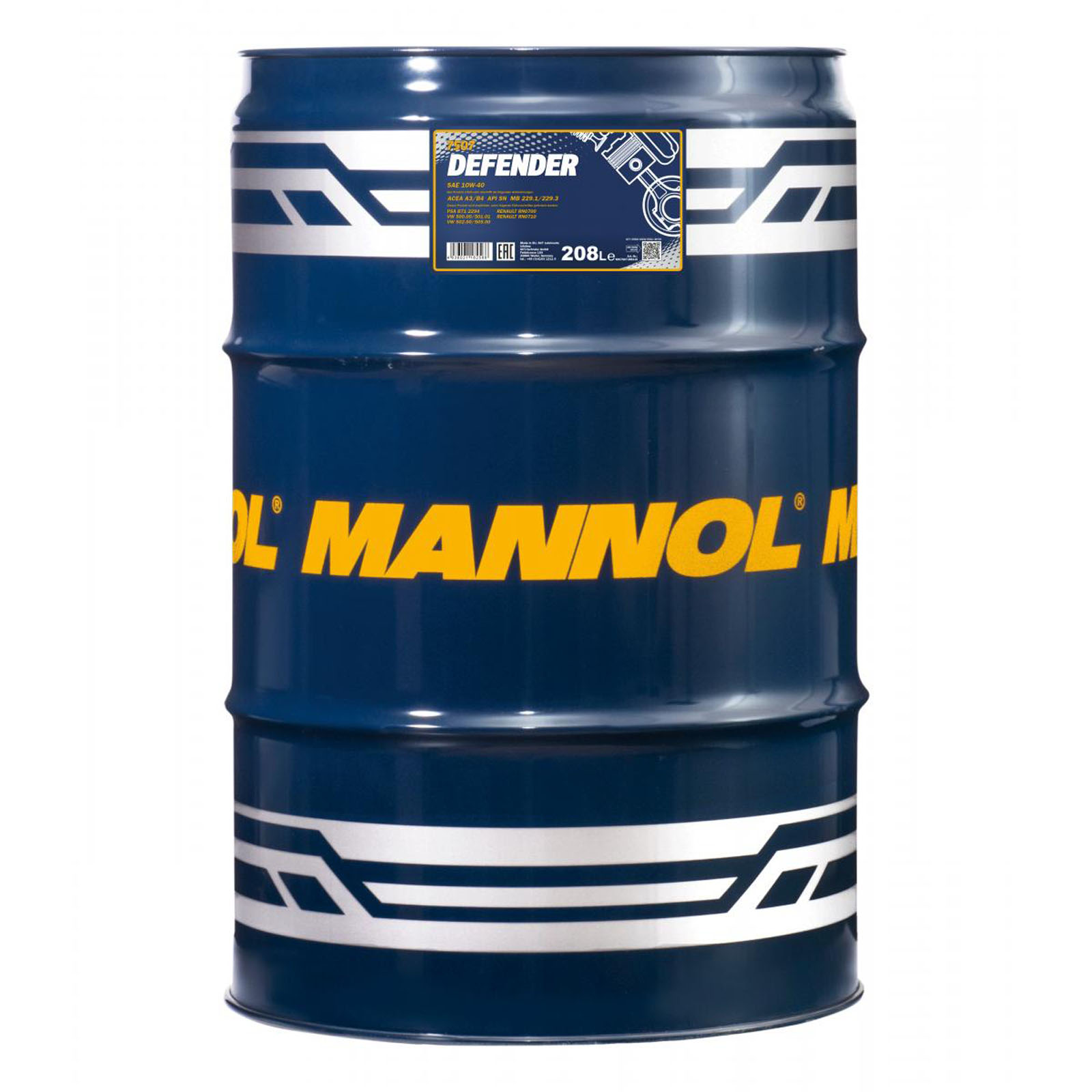 208L Mannol Defender 10W-40
