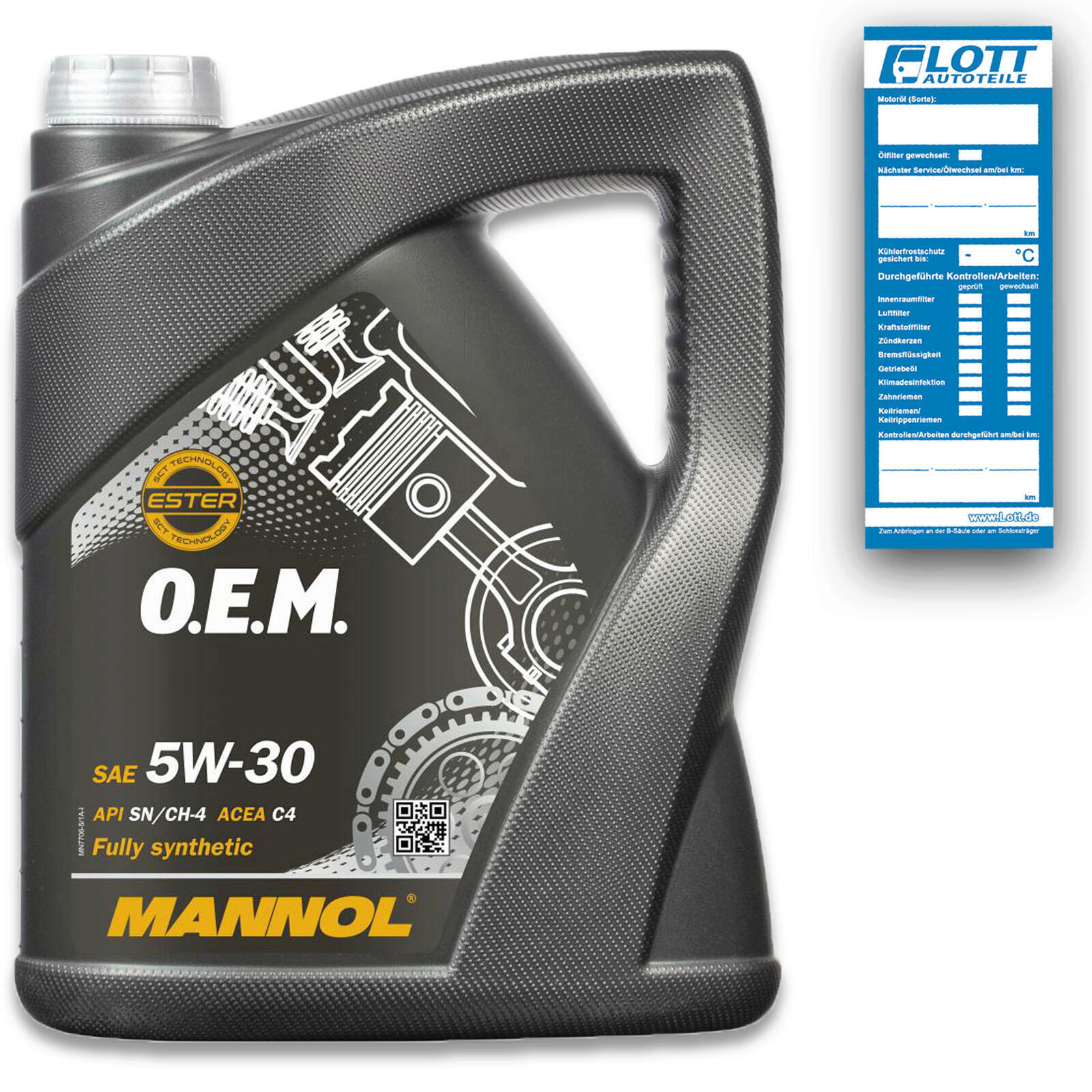 5L Mannol O.E.M Motoröl 7706 Motoröl 5W-30