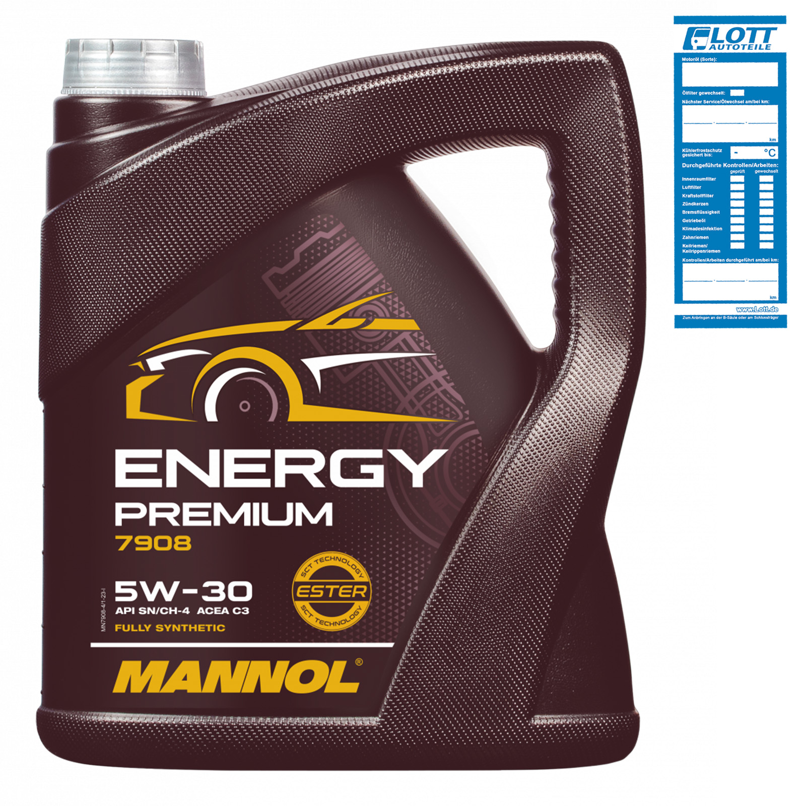 4L Mannol Energy Premium Motoröl 5W-30