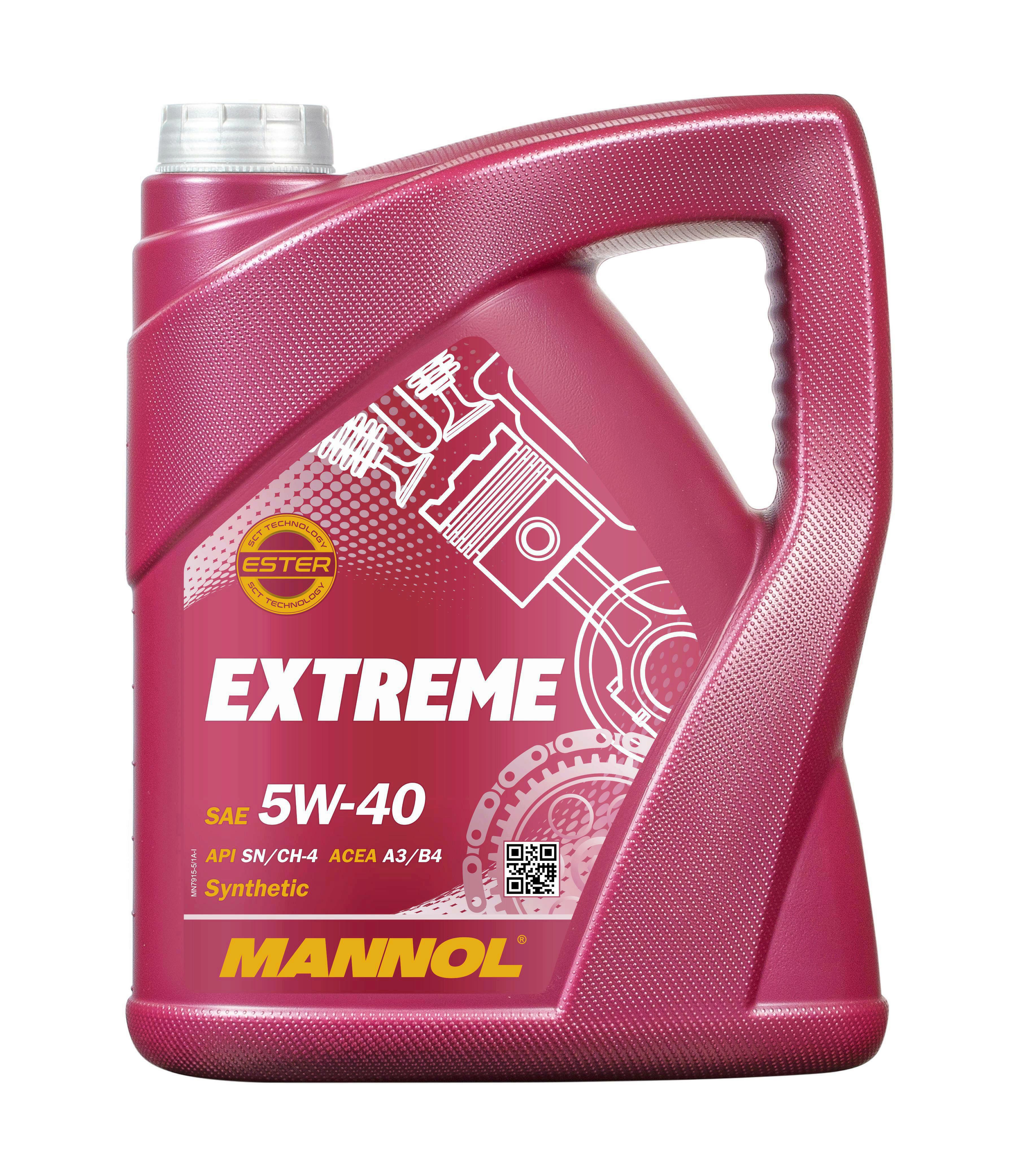 MOTORÖL MANNOL EXTREME 5W-40 5 Liter