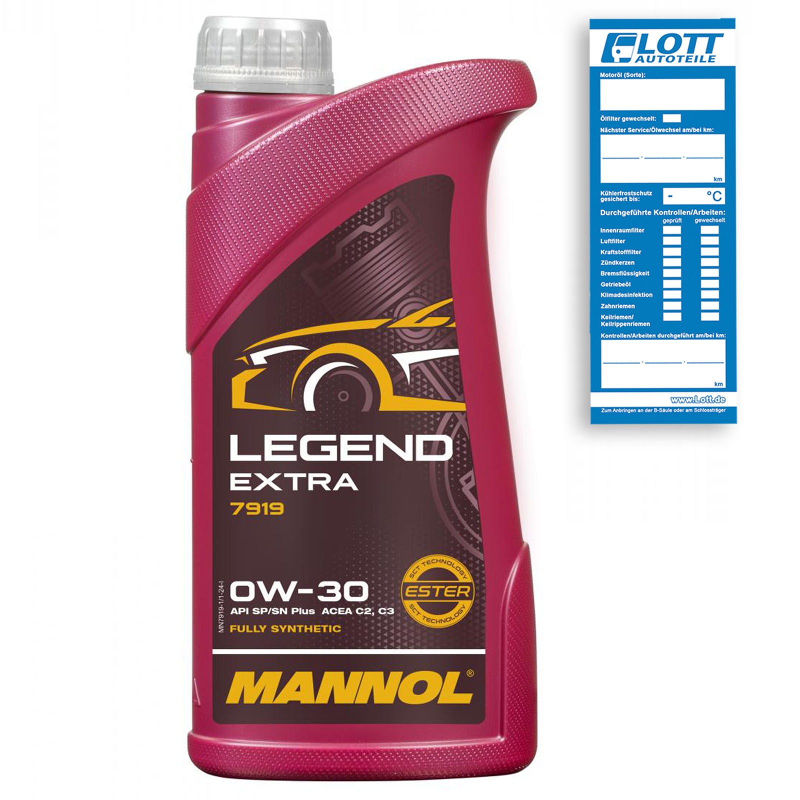 1L Mannol Legend Extra Motoröl 0W-30