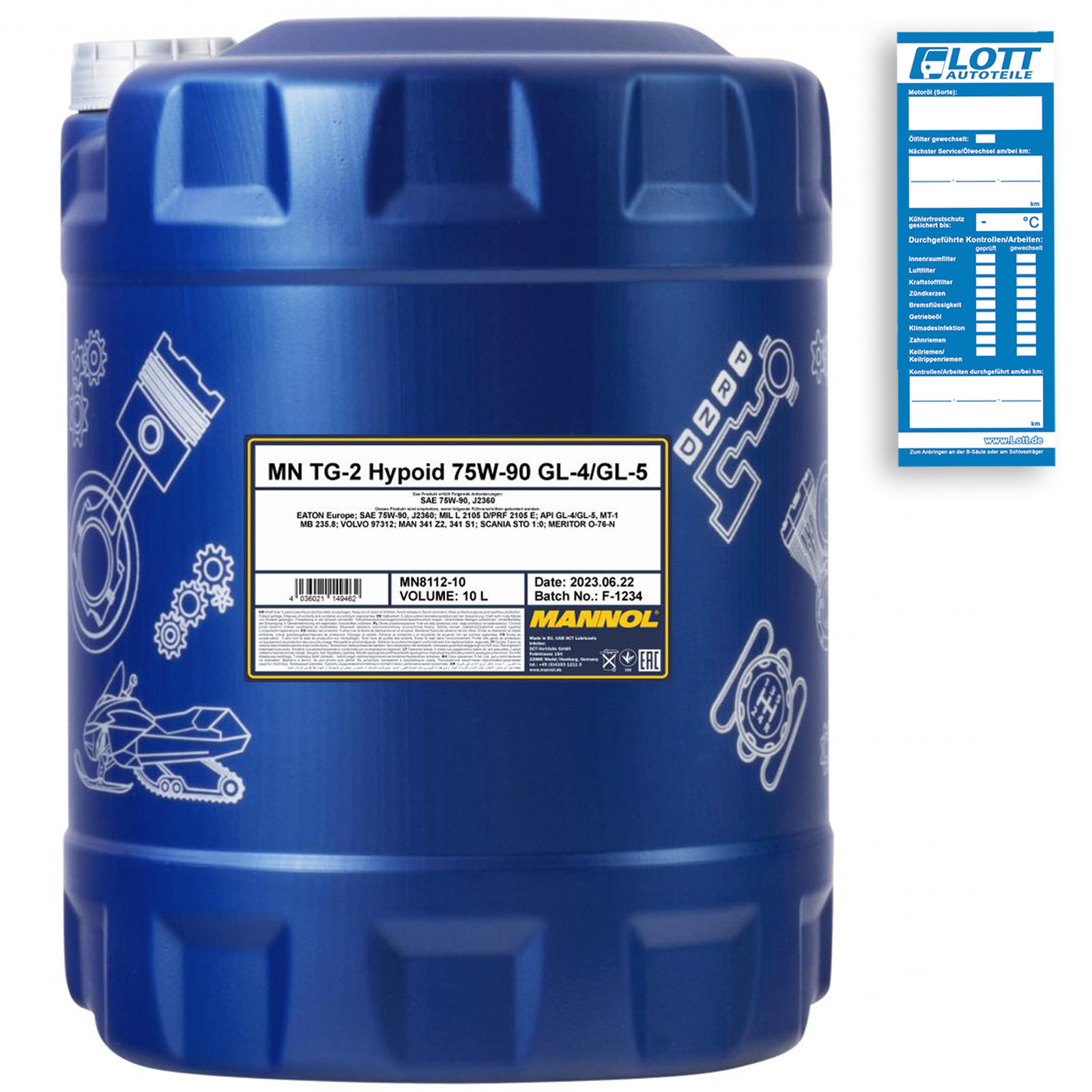 10L MANNOL TG-2 Hypoid Universal Schaltgetriebeöl