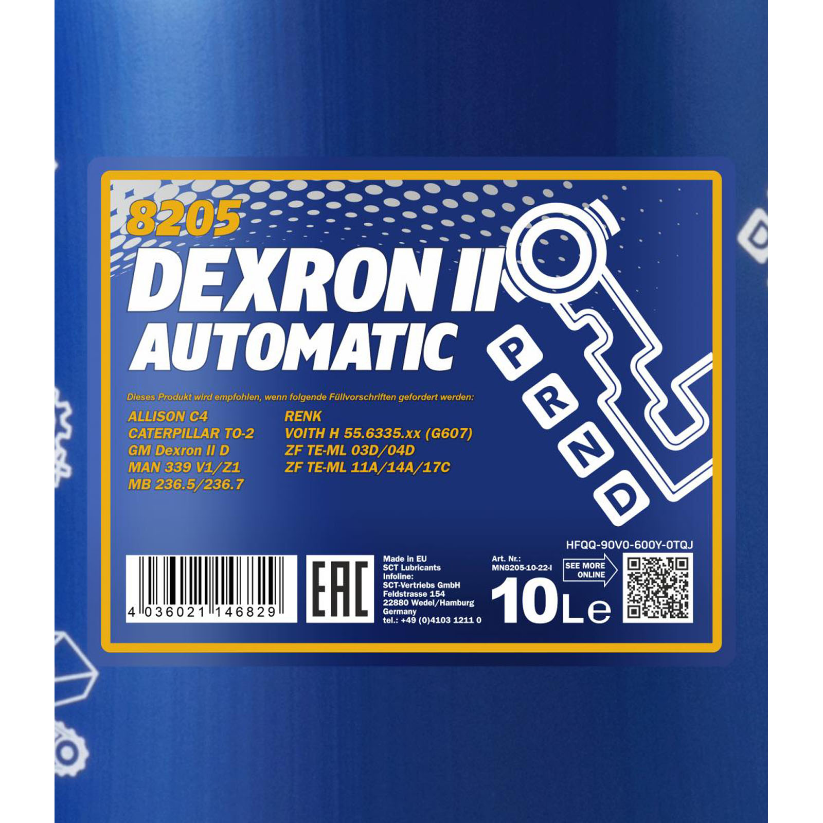 10L Mannol Dexron 2 Automatikgetriebeöl