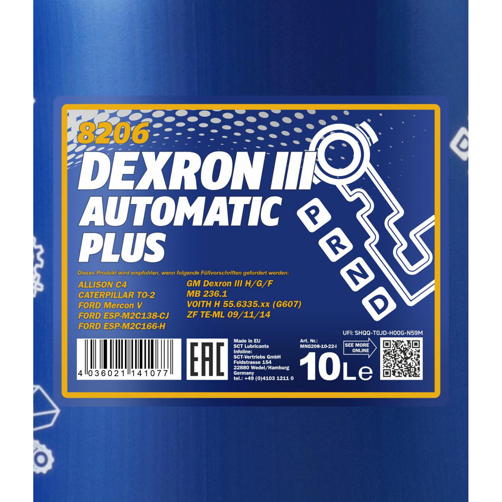 10L Mannol Dexron 3 Automatikgetriebeöl