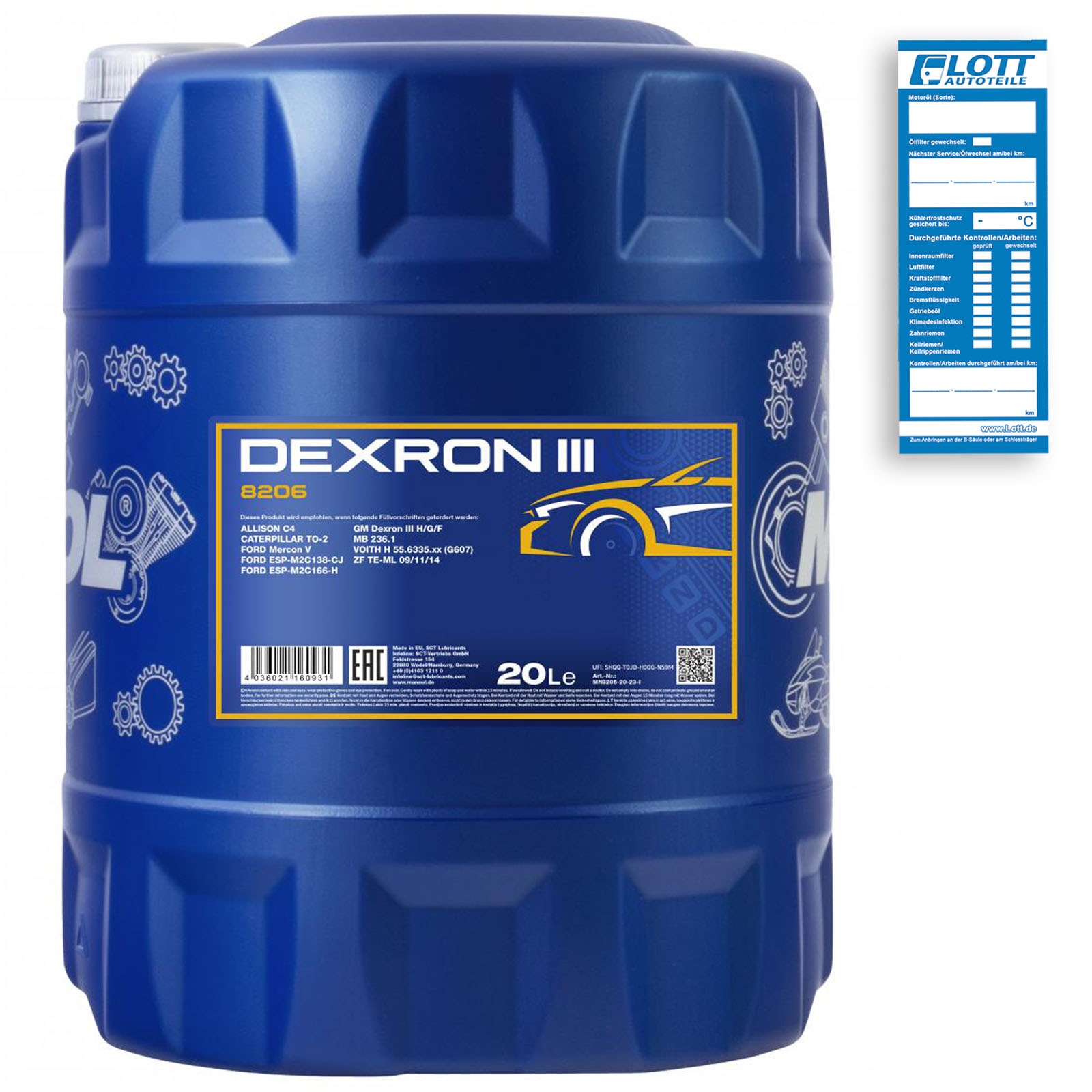 20 Liter MN Automatic Plus ATF Dexron 3