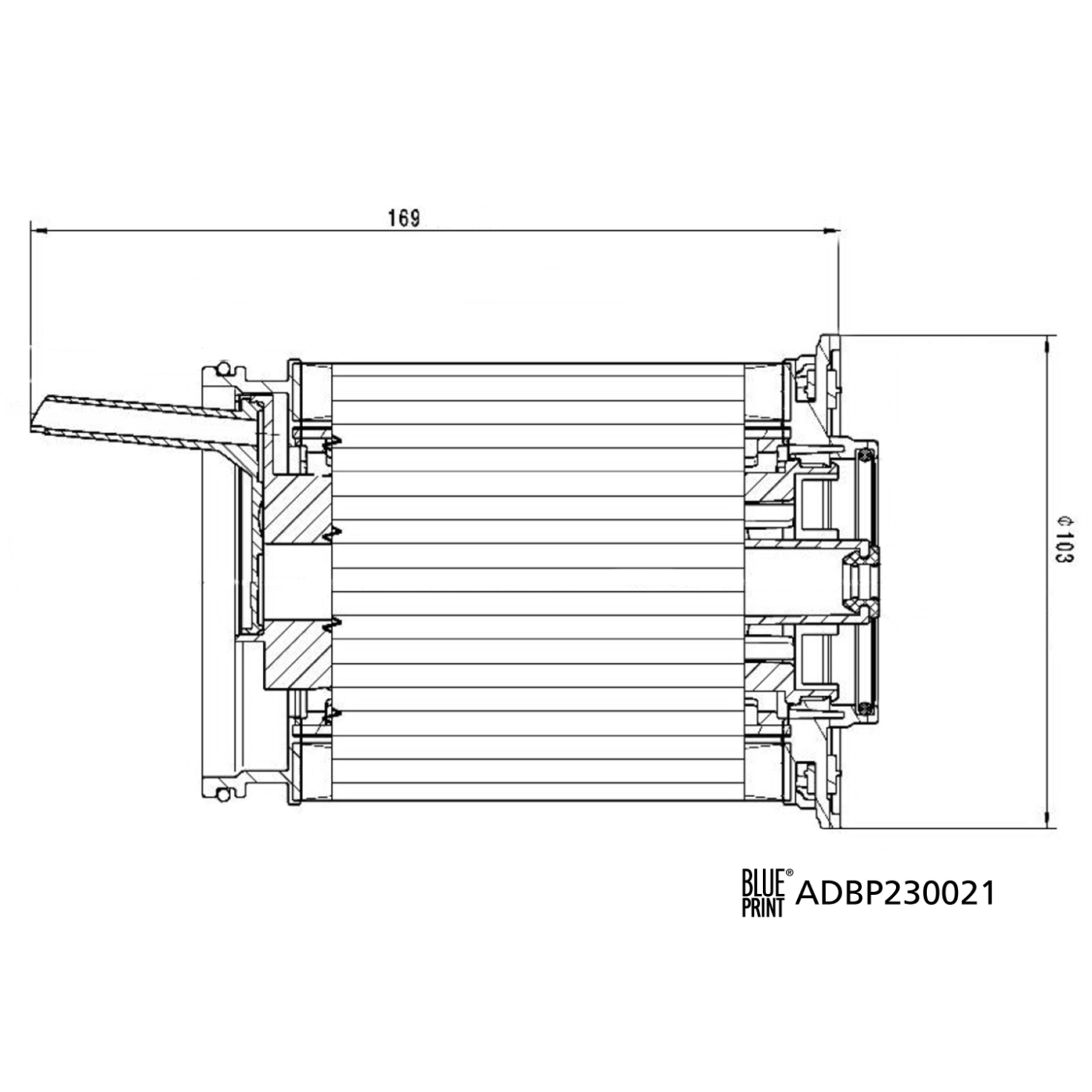 BLUE PRINT Fuel Filter