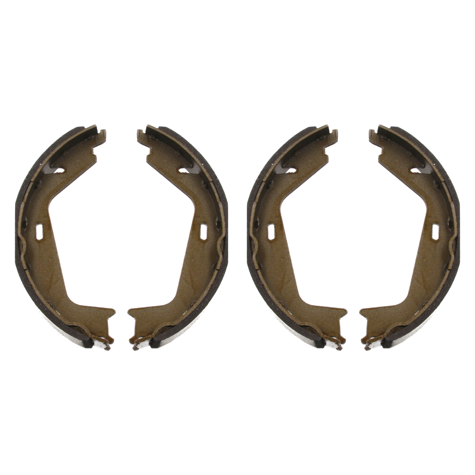 BLUE PRINT Brake Shoe Set, parking brake