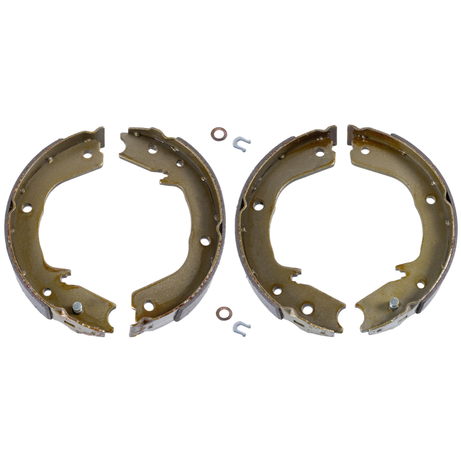 BLUE PRINT Brake Shoe Set, parking brake
